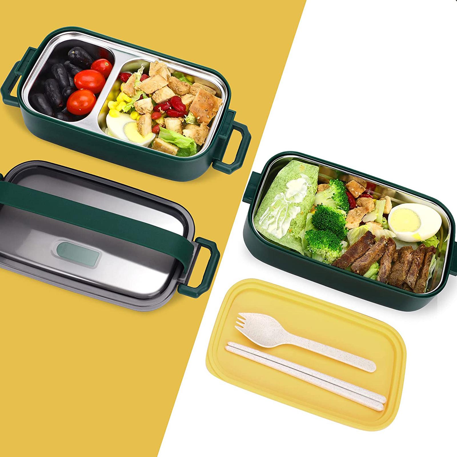 Bento Lunch Box Lunch Container 1100ml Storage BPA Free Picnic Camping green