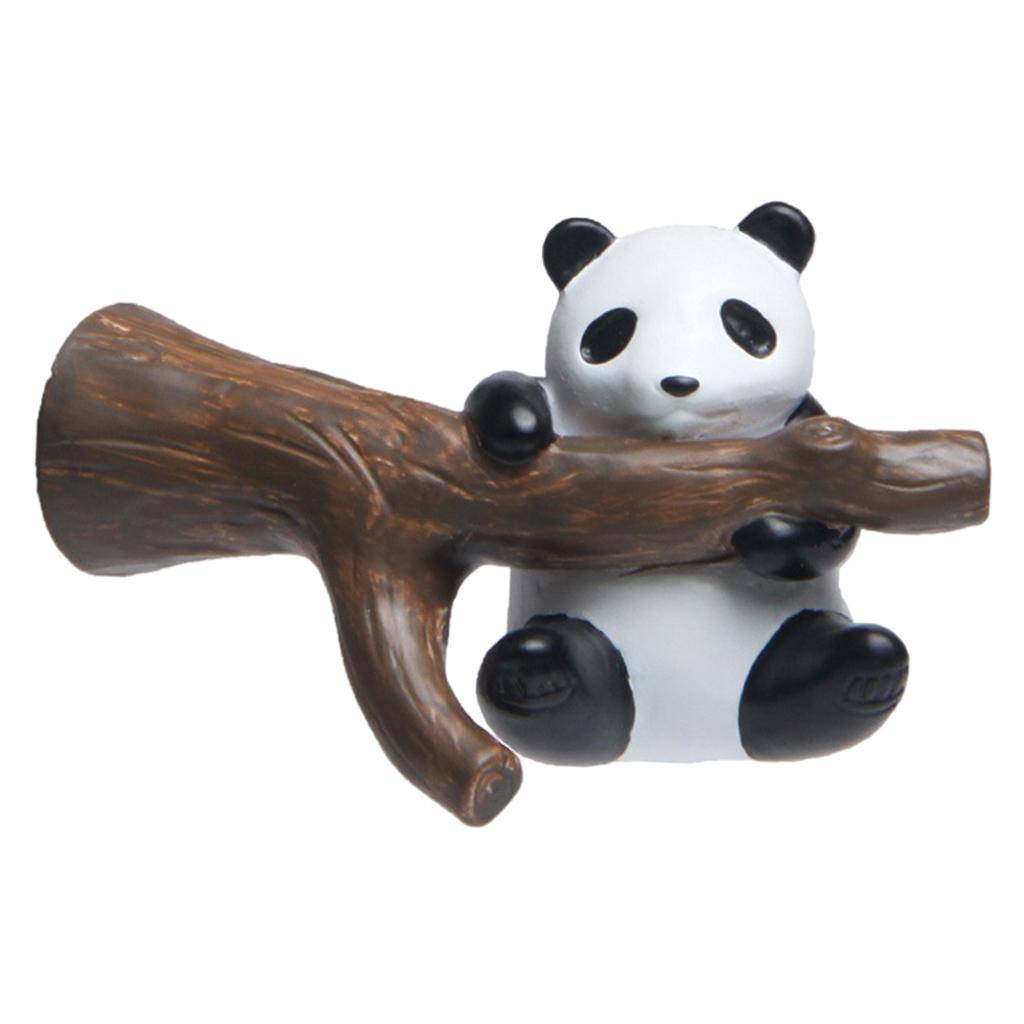 2x3D Panda Refrigerator Magnets Fridge Sticker Home Whiteboard Cabinets Decor hang branch