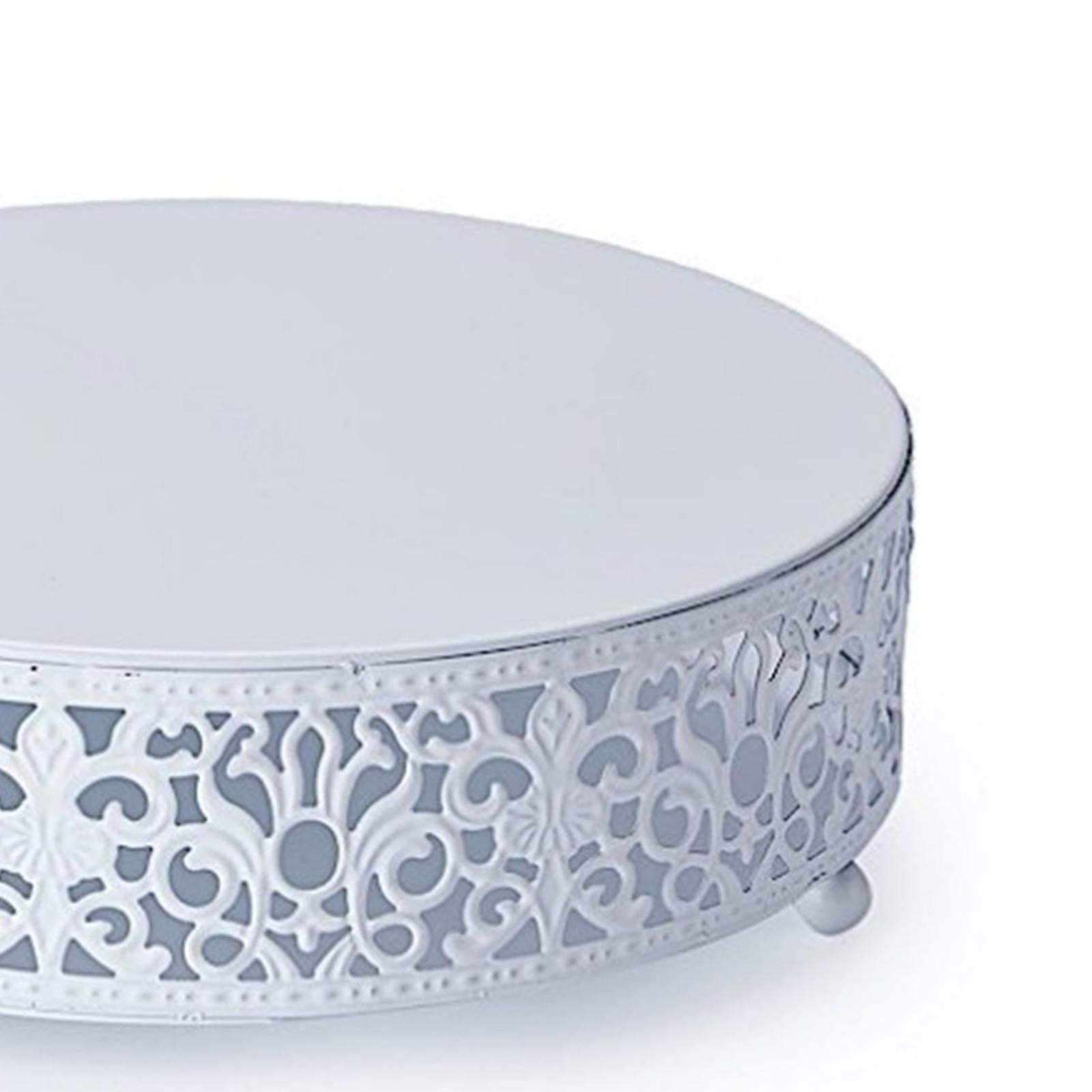 Dessert Cookies Cupcake Stand Dining Display Serving Plate White 30cm