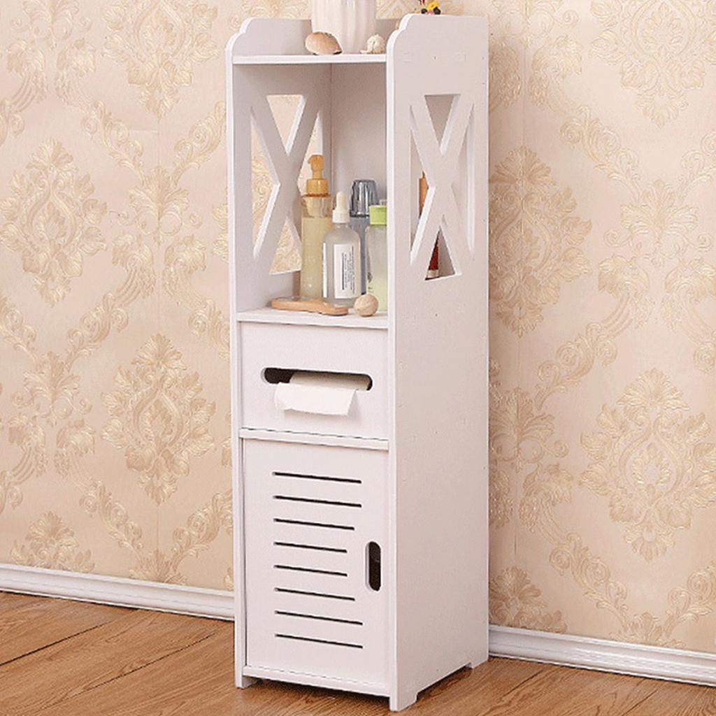 Bathroom Corner Cabinet Wall Storage Bath Shower Organiser Shelf Cupboard 200x200x800mm