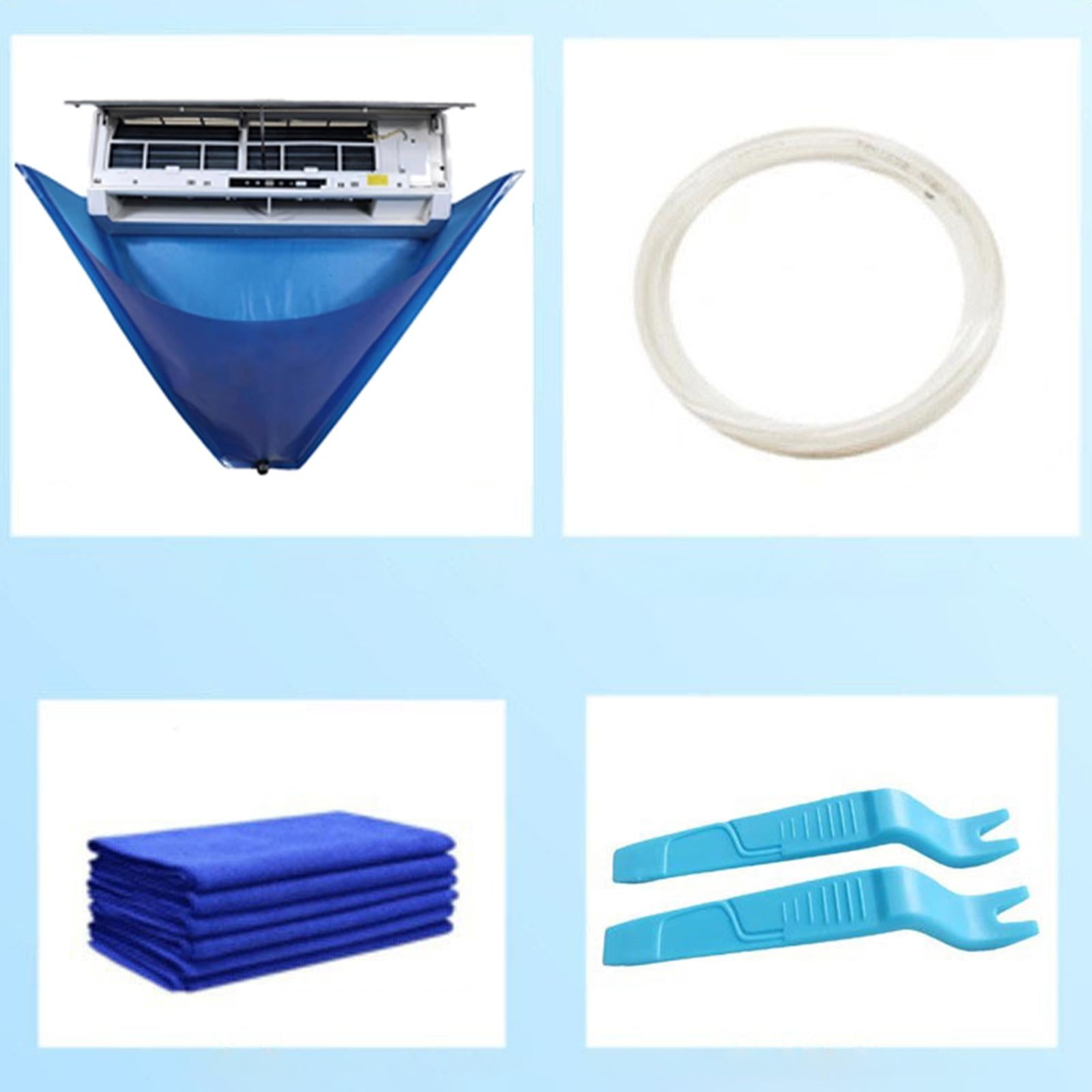 Air Conditioner Cleaning Cover Set with Water Pipe Towel Small Scraper