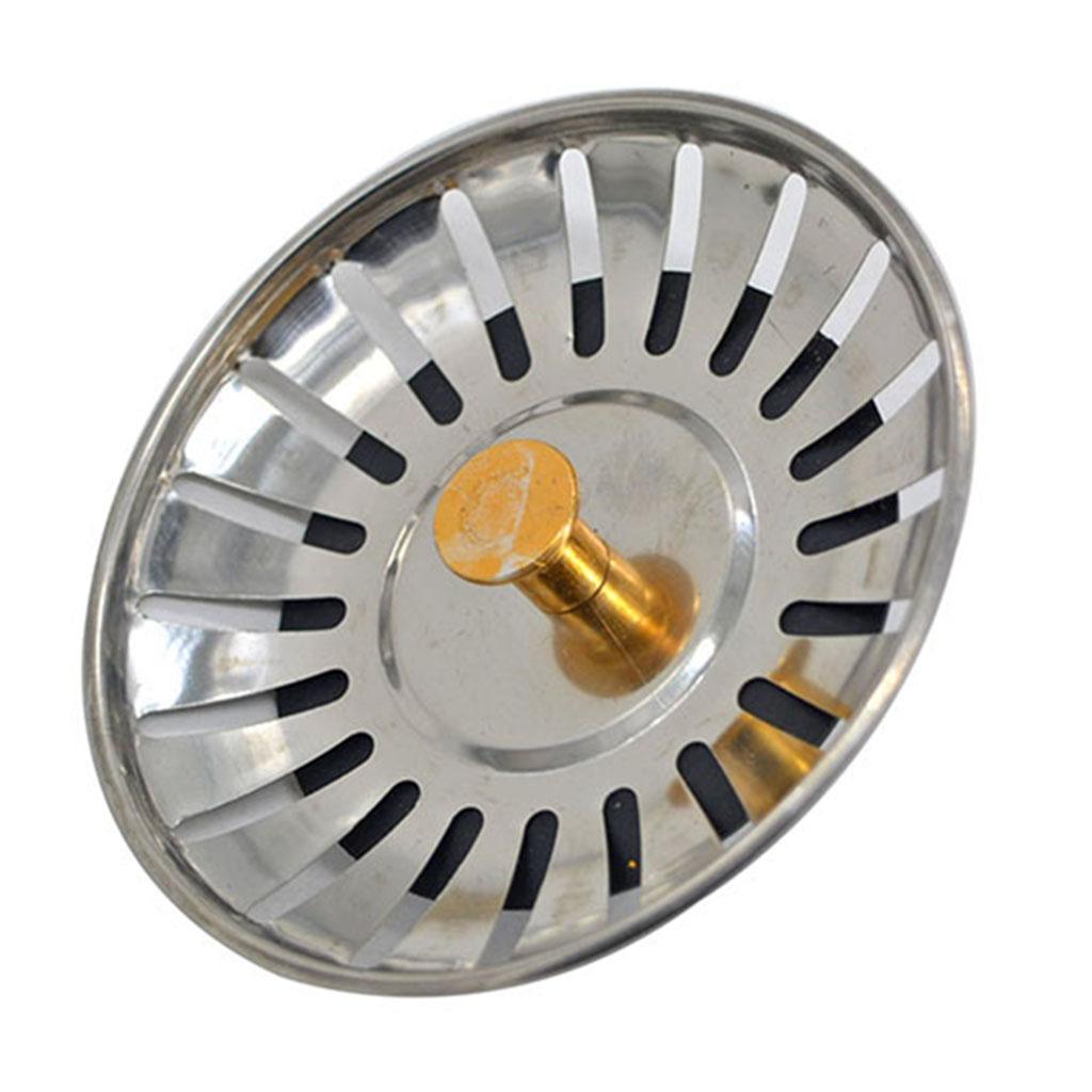 3x4Pack Stainless Steel Kitchen Sink Strainer Waste Plug Filter Drain Stopper