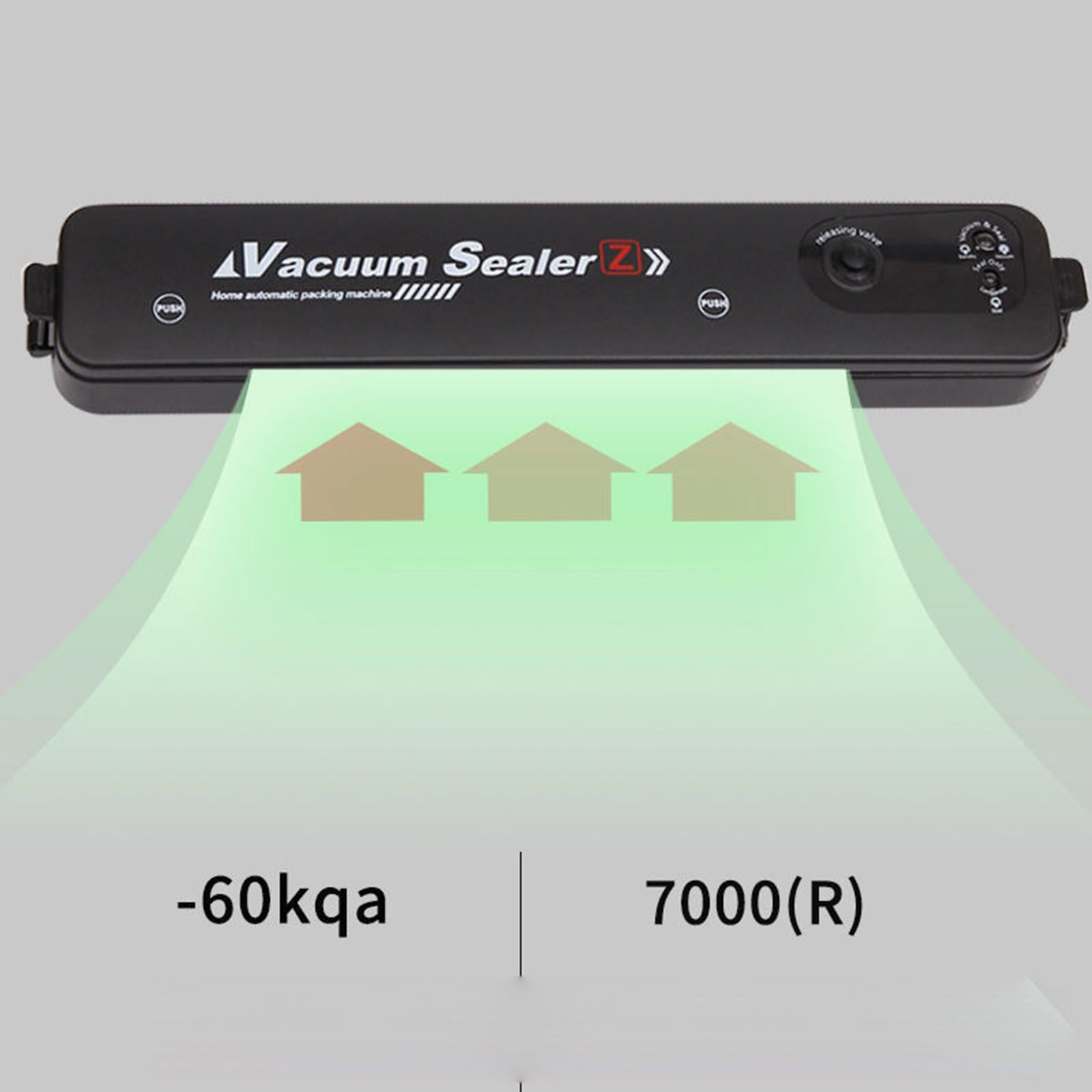Automatic Vacuum Sealer Packer Grains Vegetables Household 10 Vacuum Bags