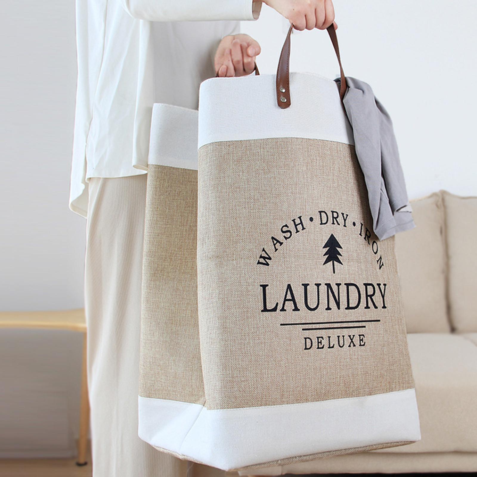 Collapsible Laundry Hamper Freestanding Laundry Basket Clothes Basket