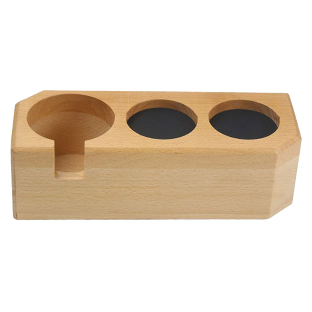 Coffee Tamper Holder Anti-slip Barista Station Rest Latte Art Barista Tools L Beech