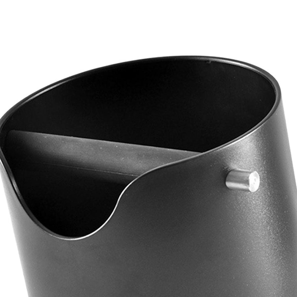 Coffee Knock Box Bin Espresso Grinds Tamper Waste Tamp Tube Grind Black B