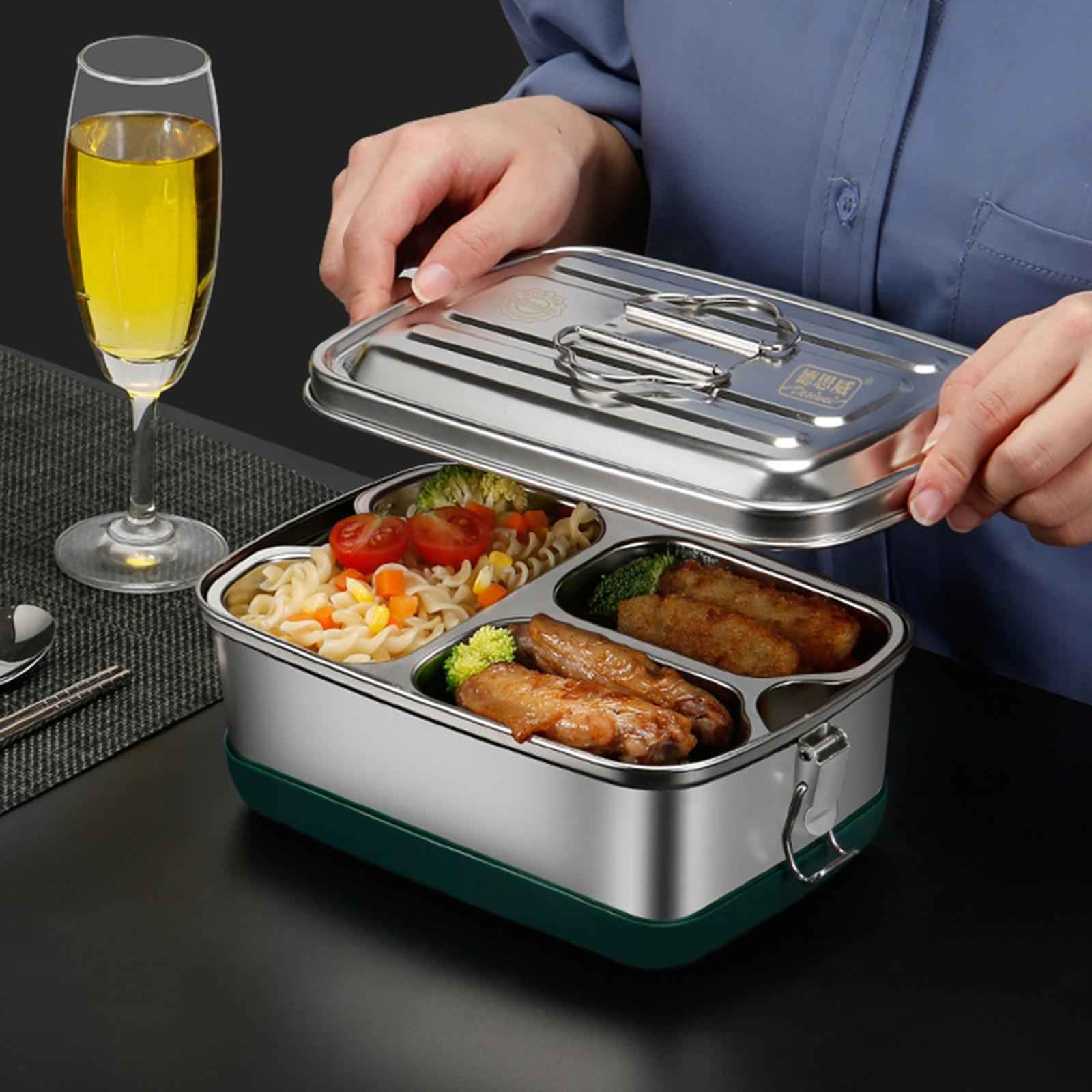 304 Stainless Steel Bento Box Lunch Box Food Container 1200ml
