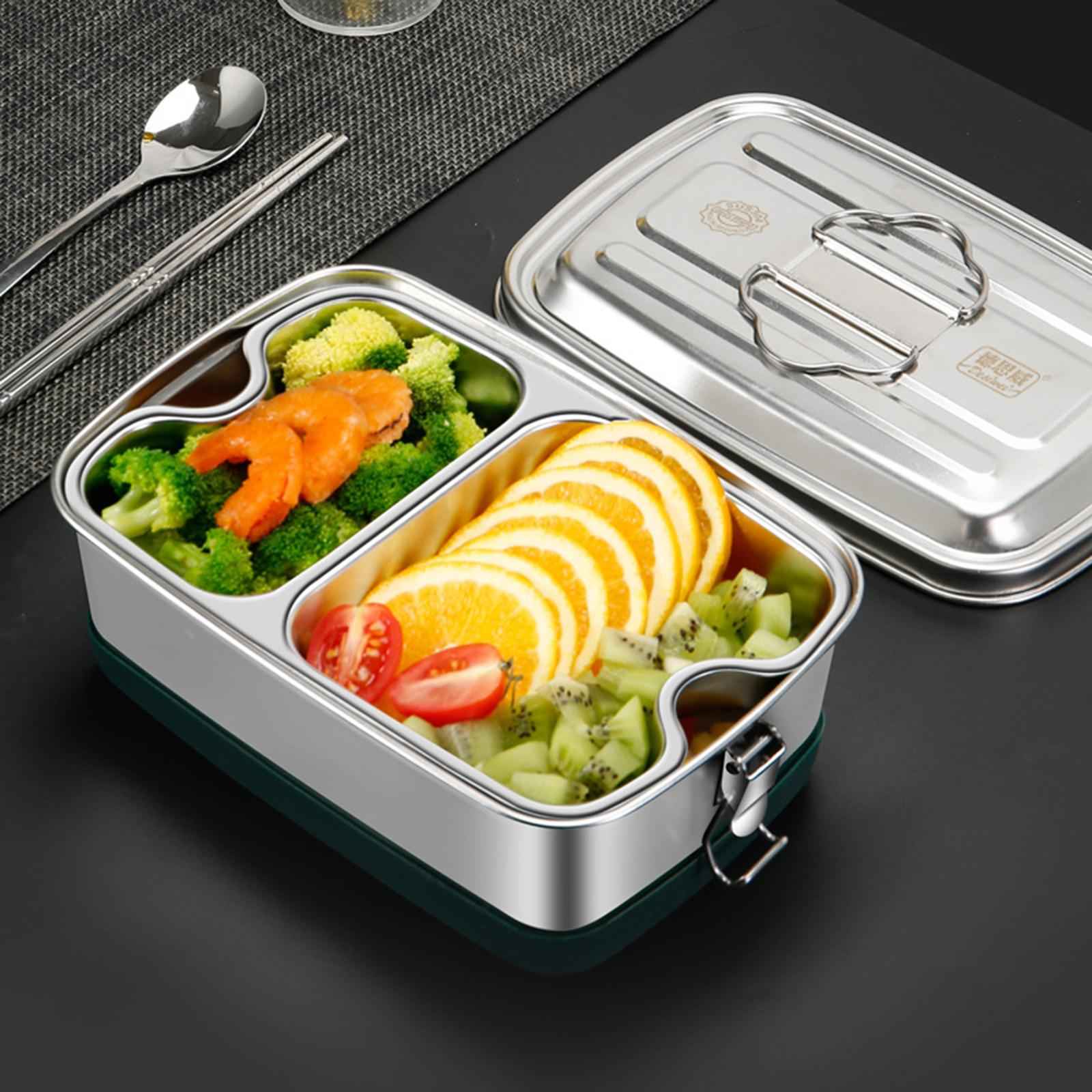 304 Stainless Steel Bento Box Lunch Box Food Container 1200ml
