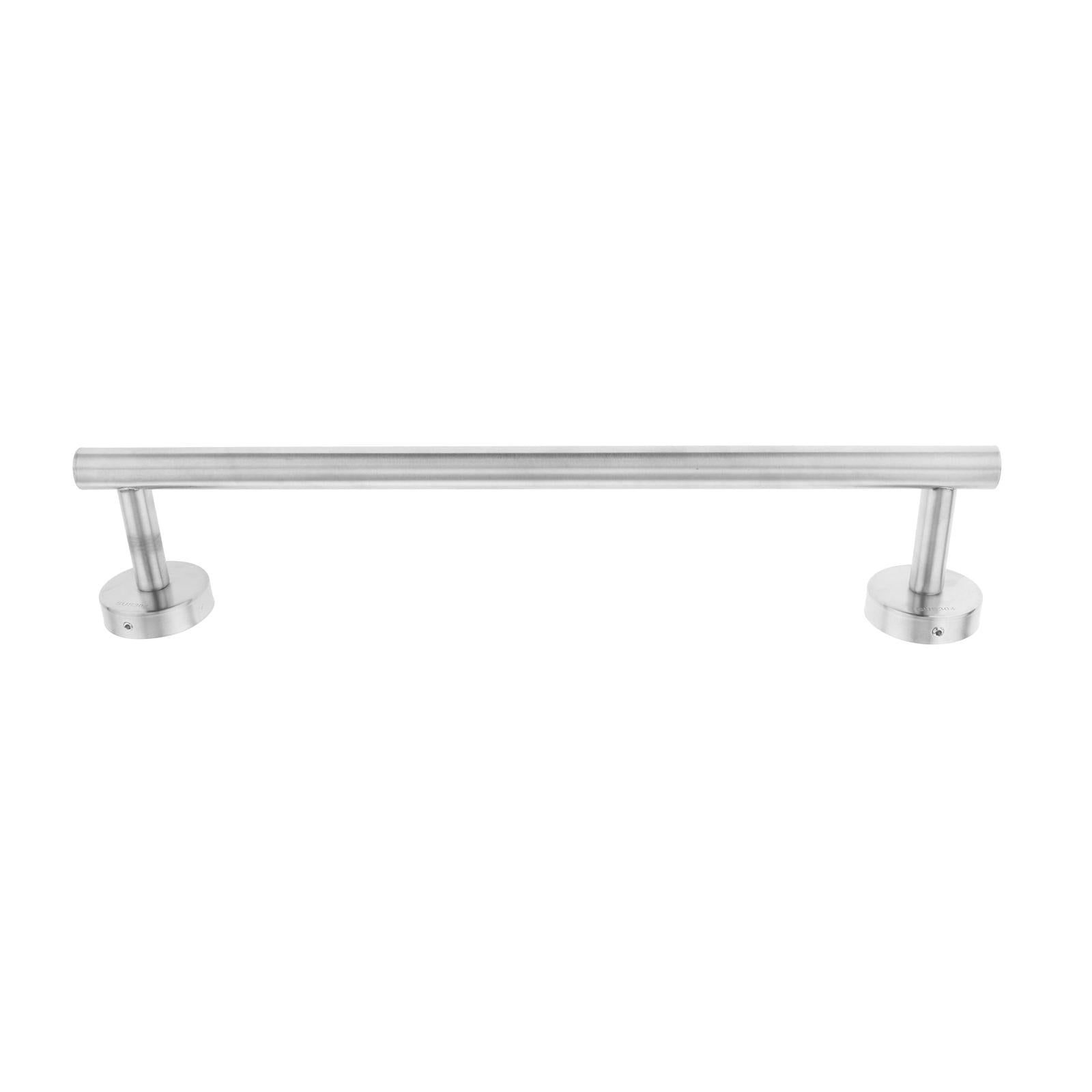 Bathroom Hardware Set Towel Rack Wall Mounted Toilet Paper Holder Silver