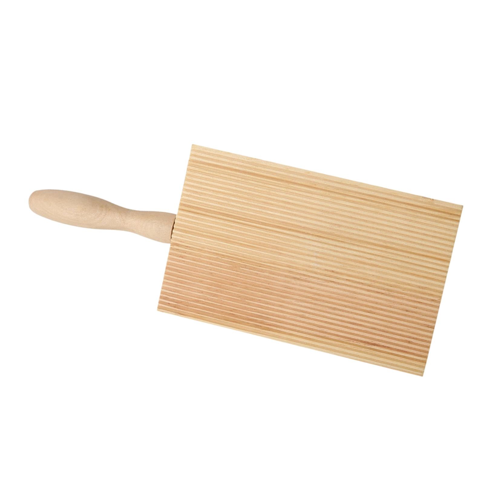 3xWooden Pasta Board Handmaking Kitchen Cooking Home Making Stick Roller