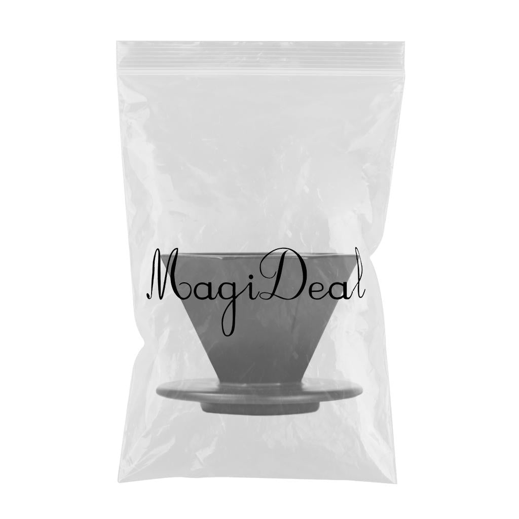 Ceramics Coffee Drip Filter Filter Cup Dripper Stand Cup Household Black Big