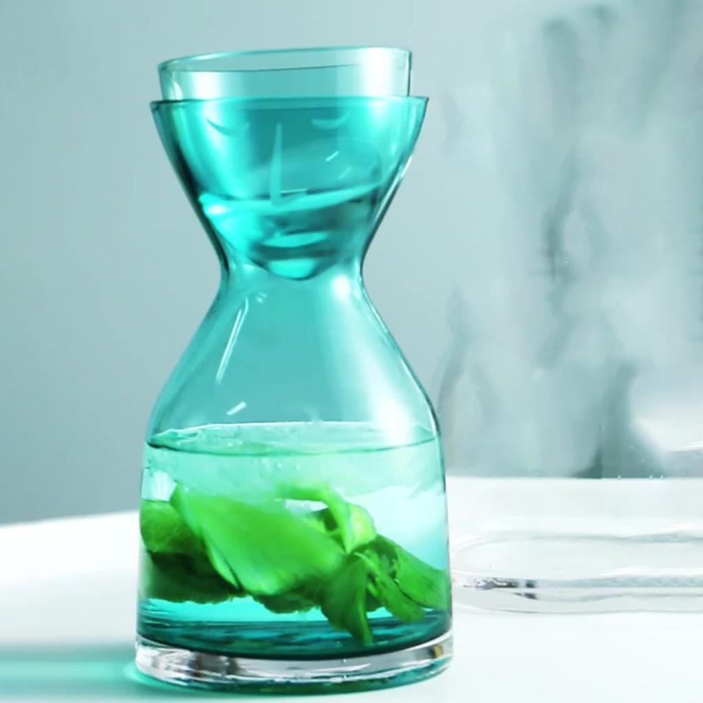 Carafe Water Pot Direct Frozen Heated for Household Kitchen Drinkware Green