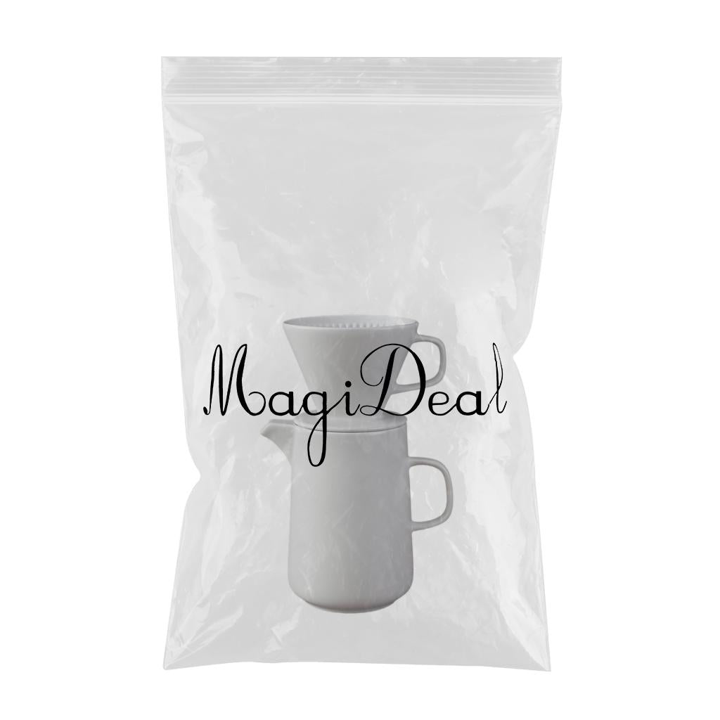 Coffee Dripper Kit Kitchen Accessories Hand Brewed for Coffee Shop Office Light Grey L