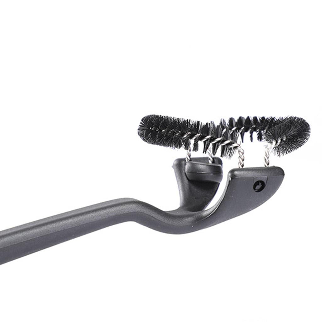 Coffee Machine Cleaning Brush Black Nylon Accessories Reusable Round Head 51MM