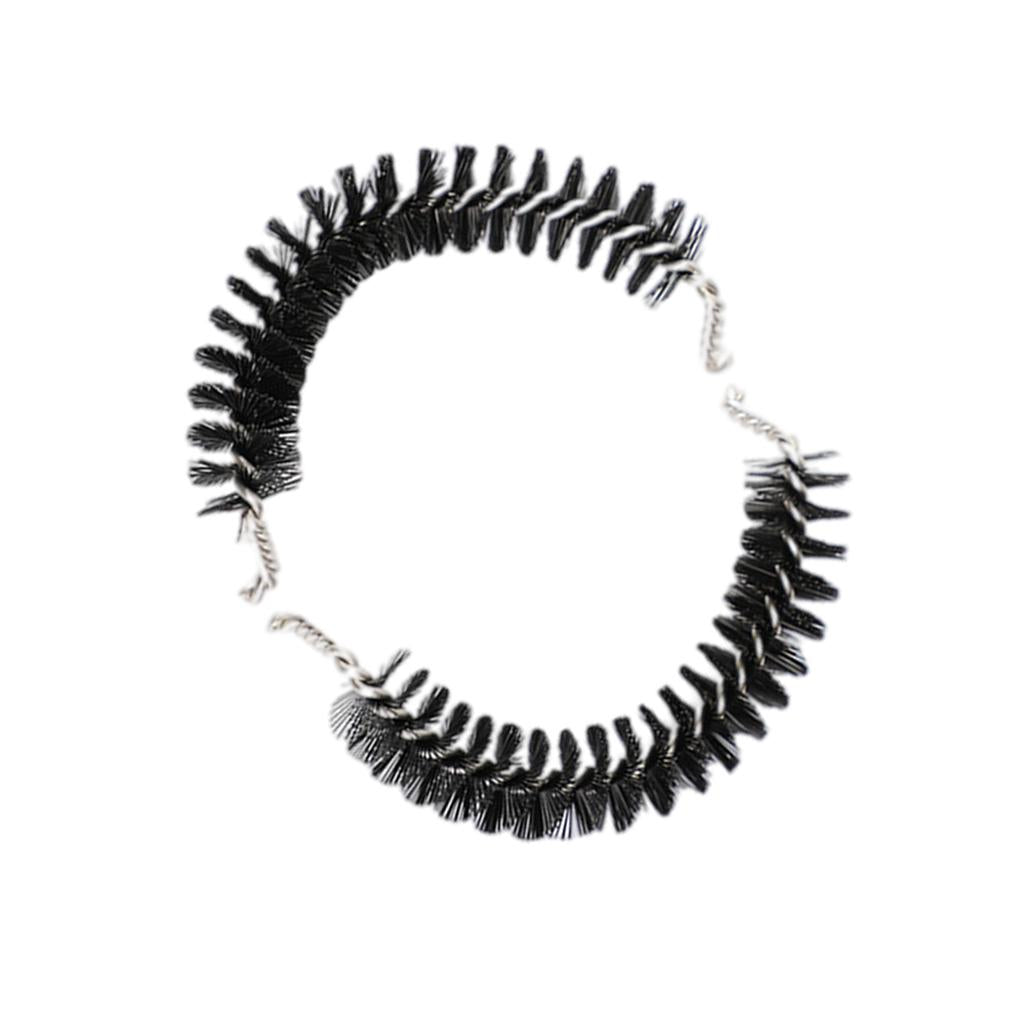 Coffee Machine Cleaning Brush Black Nylon Accessories Reusable Round Head 58MM Brush head