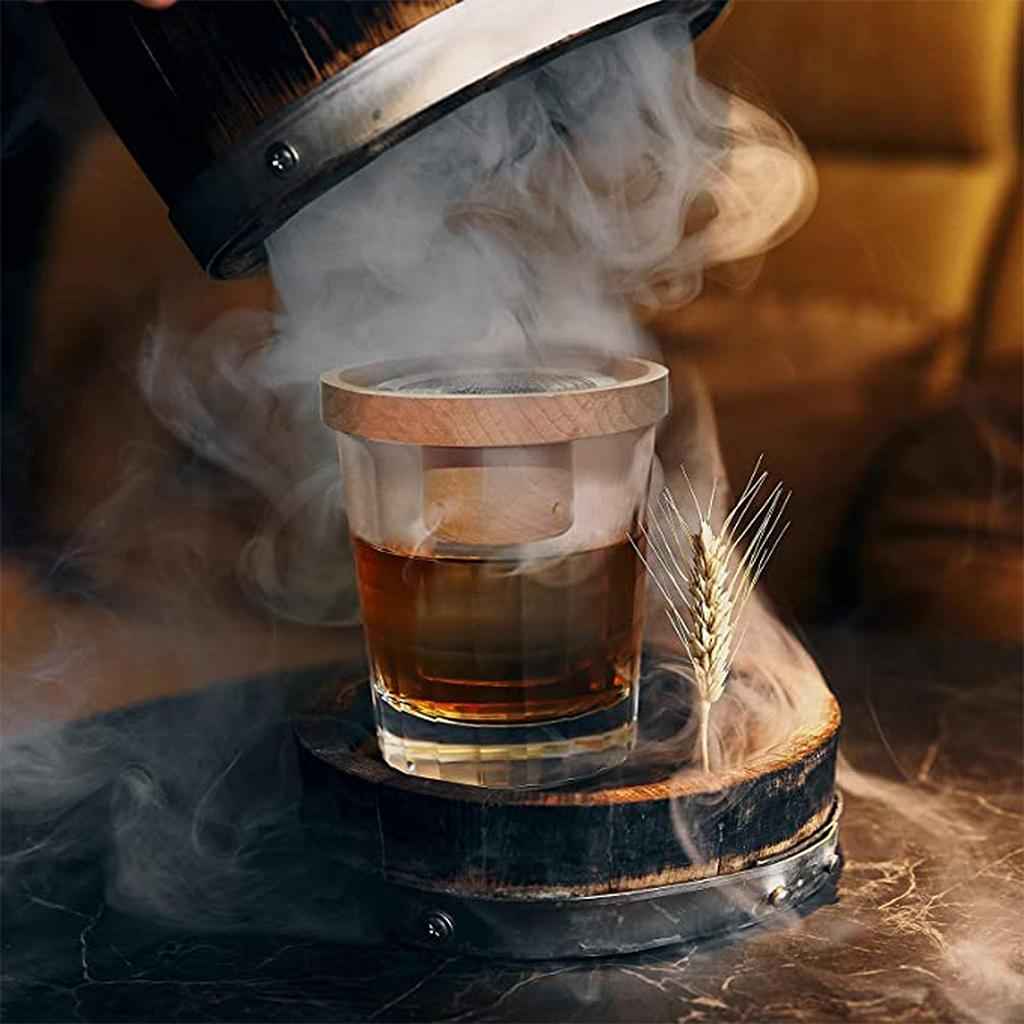 Cocktail Smoker Kit Smoke Infusion with Cleaning Brush for Infuse Cocktails