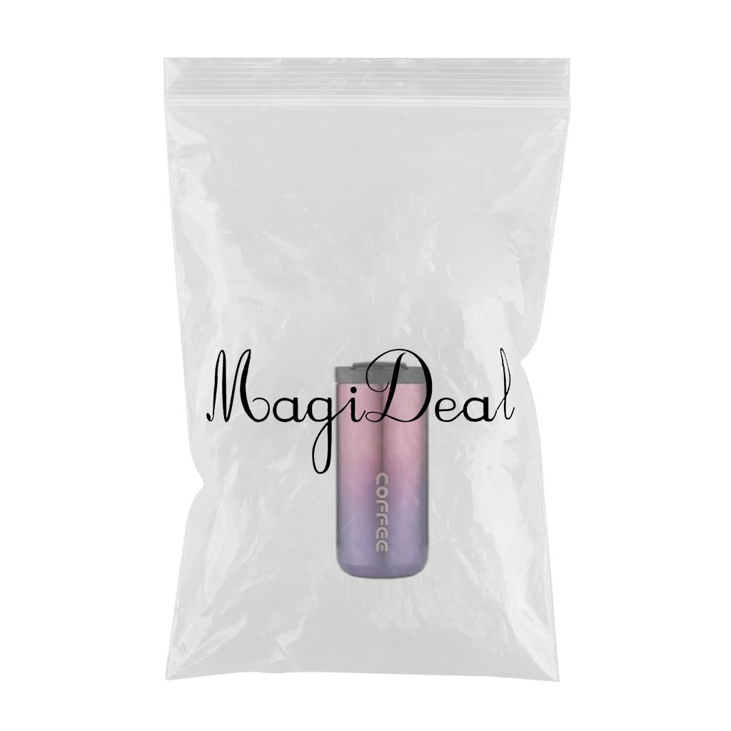 Coffee Mug Hot and Cold Drinks Leak-proof Vacuum Traveling Mug Reusable Gradient purple