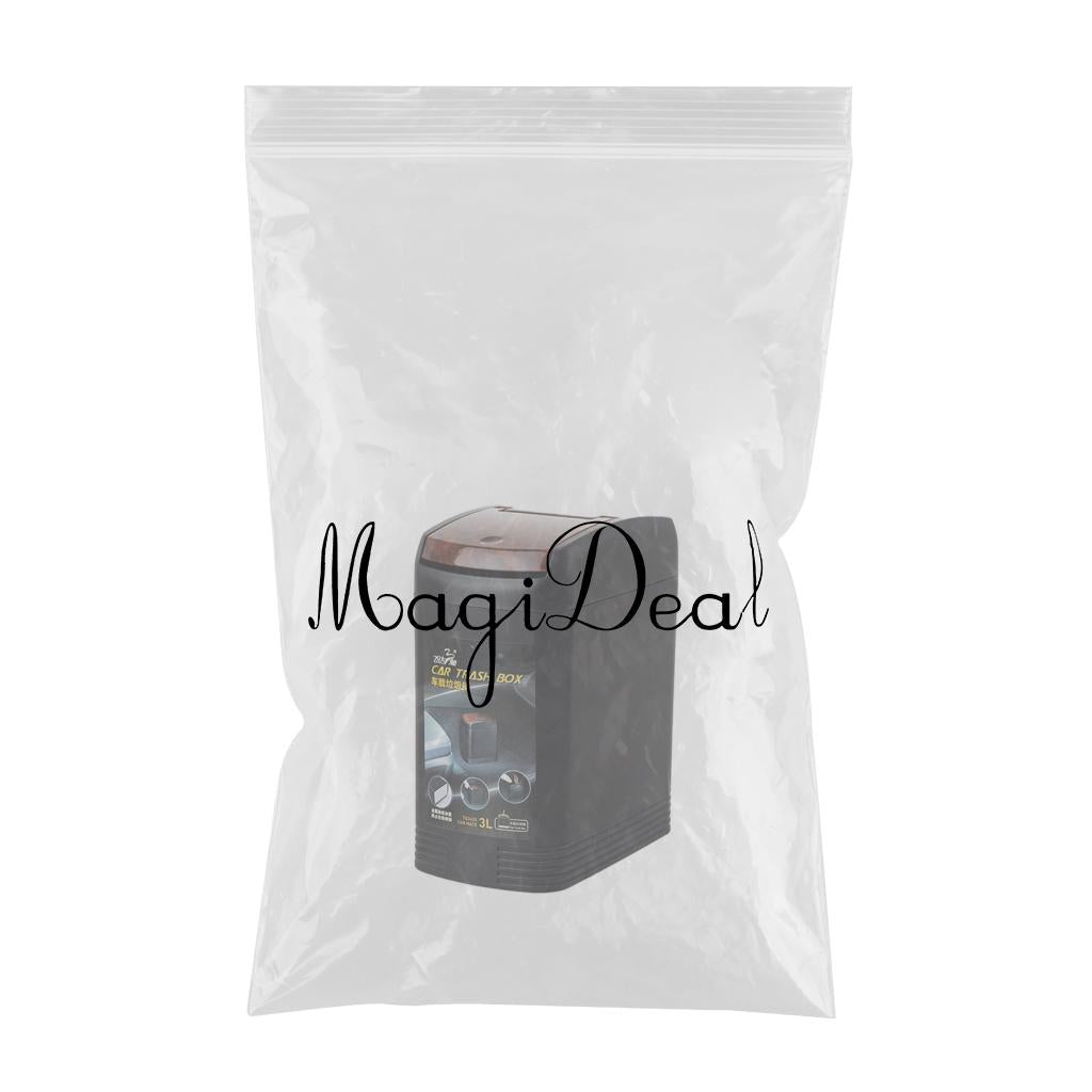 Car Trash Can Portable Garbage Bin Waste Basket Bin Rubbish Bin for Cars black