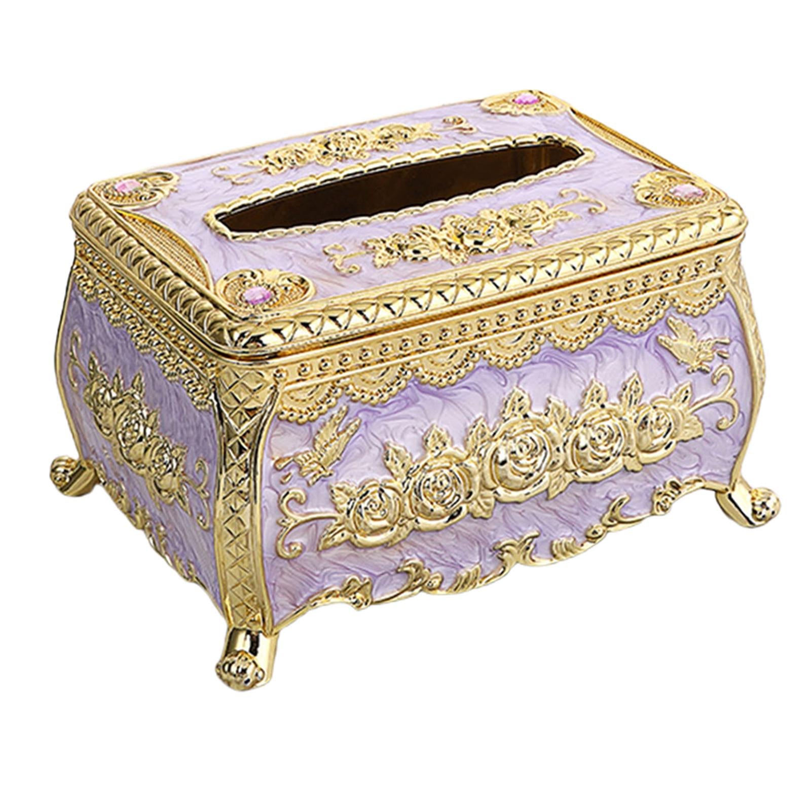 Acrylic Tissue Box Creative Decor Light Luxury for Home Bathroom Kitchen G