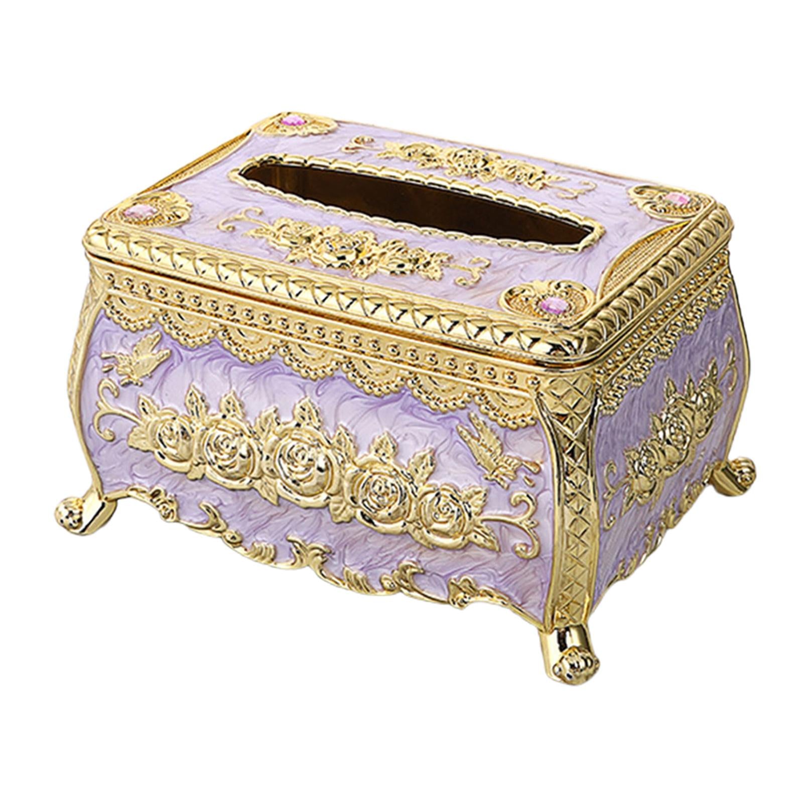 Acrylic Tissue Box Creative Decor Light Luxury for Home Bathroom Kitchen G