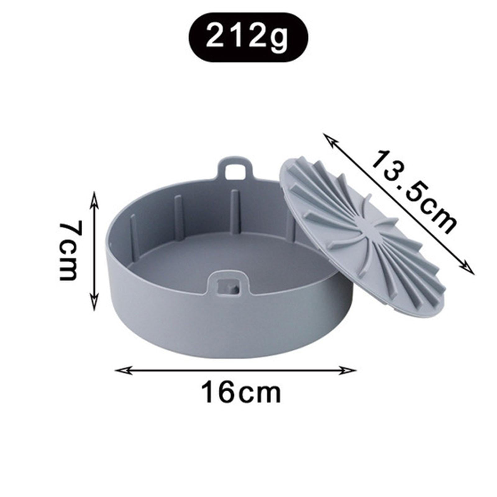Air Fryer Silicone Pot Food Safe Air fryers Oven Accessories Gray S