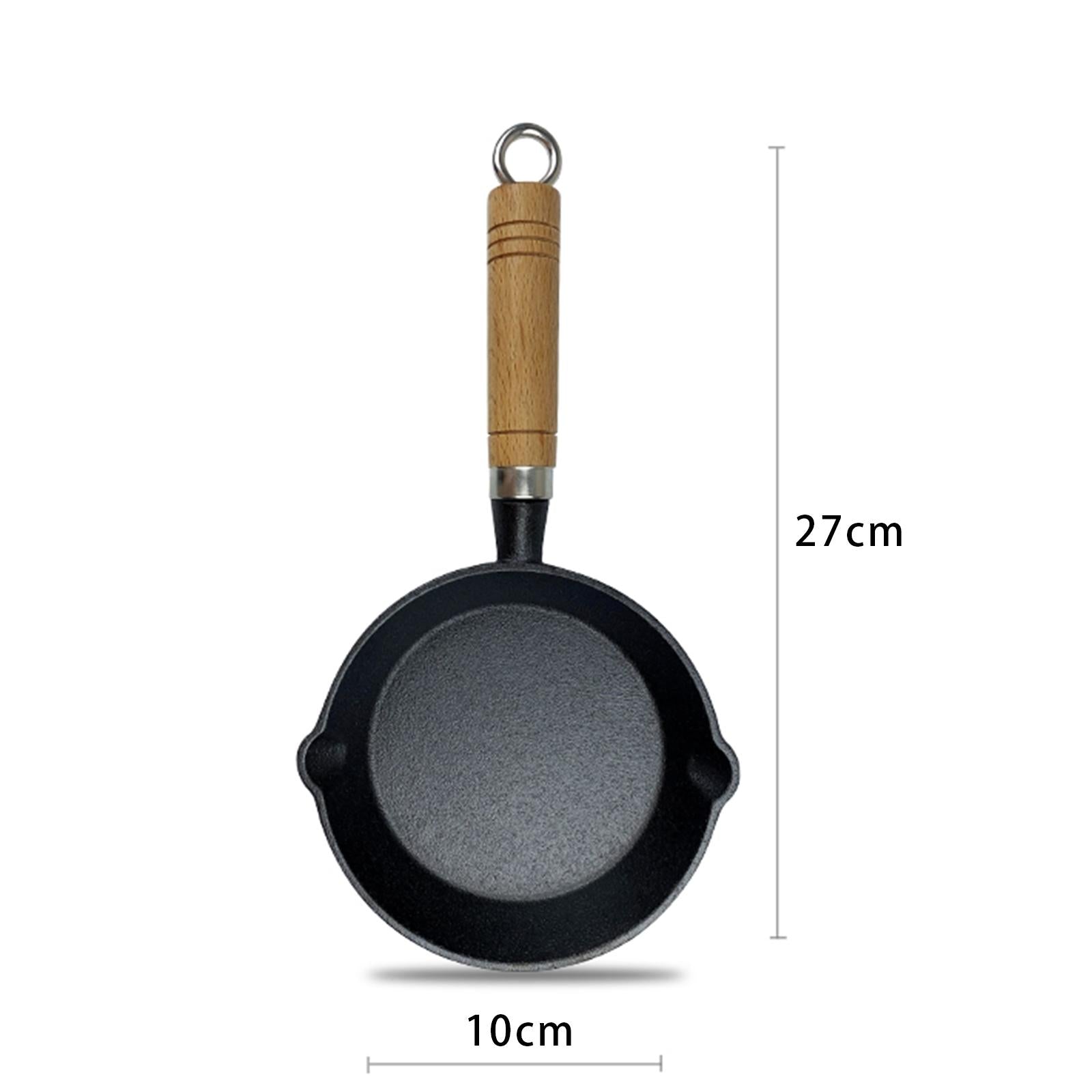 Deep Frying Pan Steak Bacon Sausage Cooker Skillet Round Home Kitchen 10cm Dia