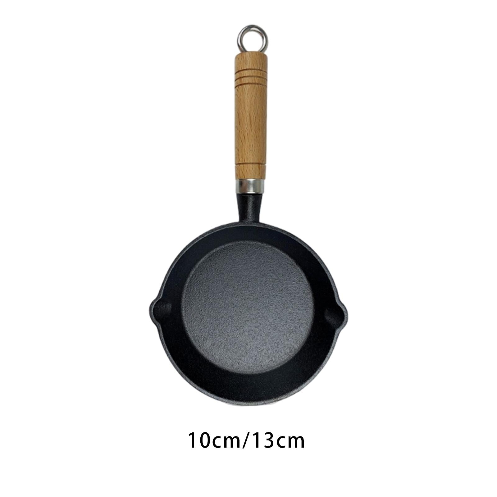 Deep Frying Pan Steak Bacon Sausage Cooker Skillet Round Home Kitchen 10cm Dia