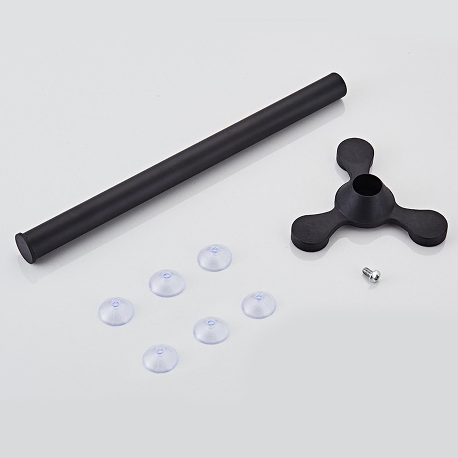 Aluminum Countertop Paper Holder Heavy Base Toilet Paper Stand Datachable