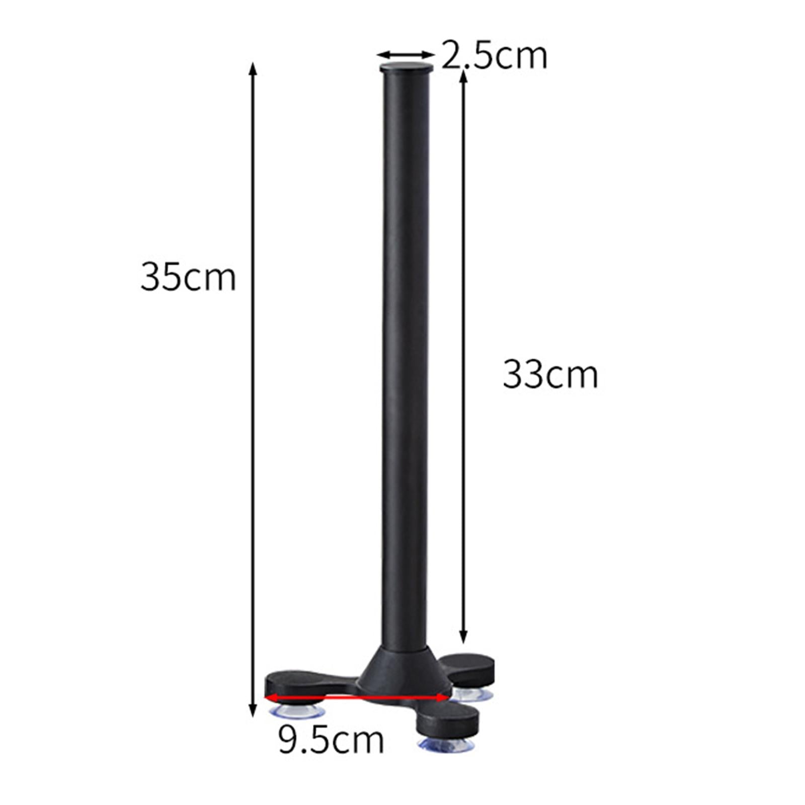 Aluminum Countertop Paper Holder Heavy Base Toilet Paper Stand Datachable