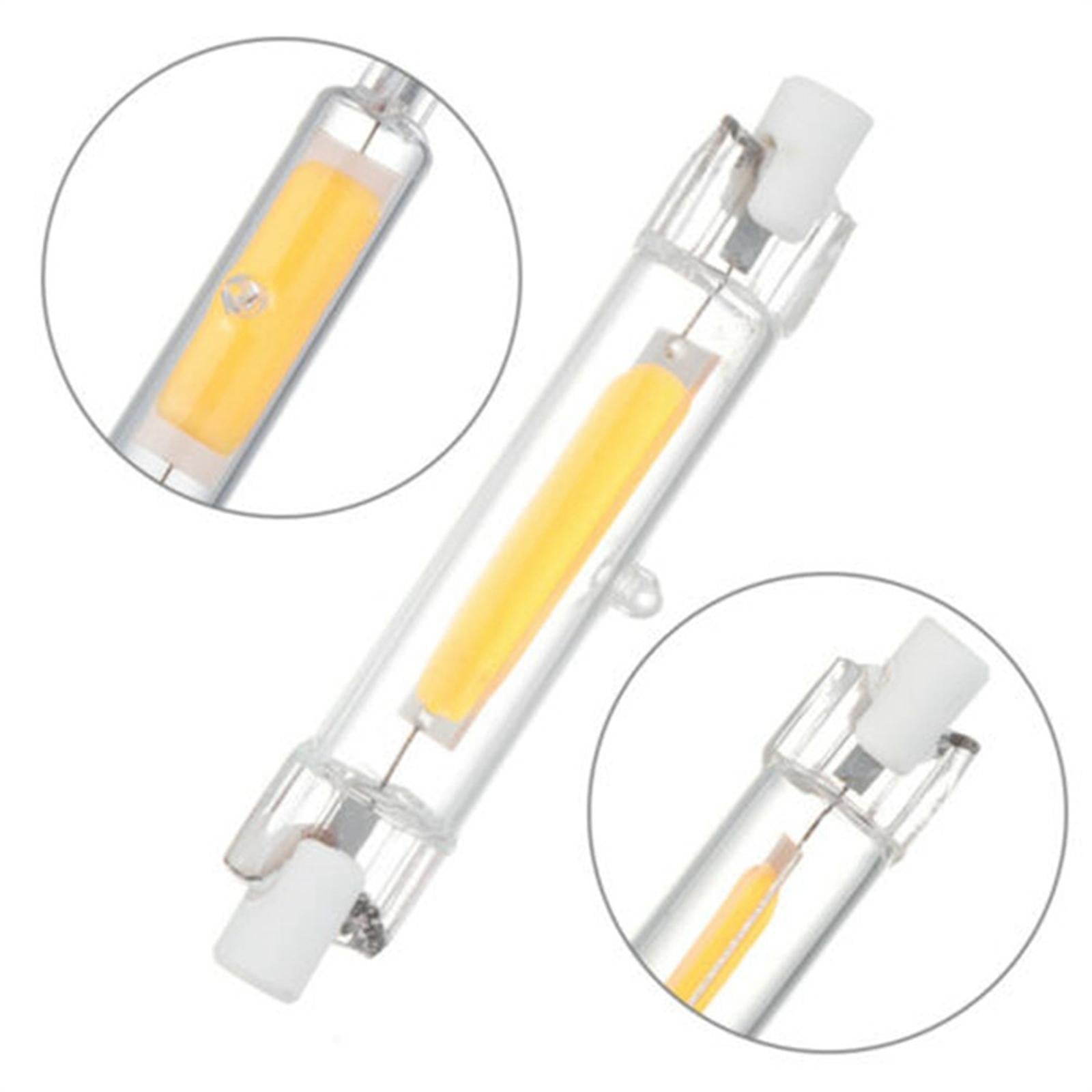 118mm J118 LED R7S Glass Tube COB Bulb 2700K-3000K Ceramics for Floor Lamps