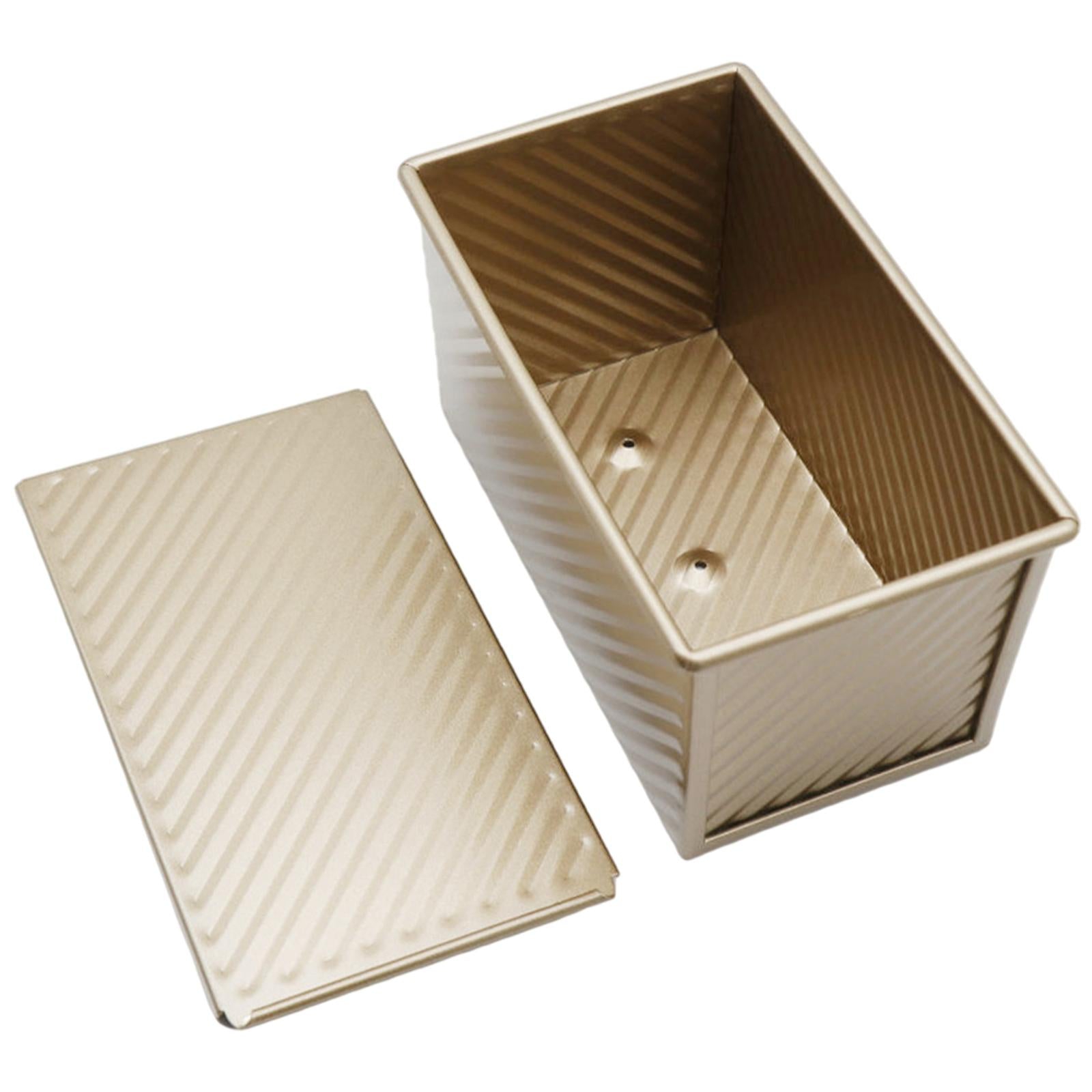 Bread Loaf Pans Non-Stick Cake Tray Toast Box with Lid Home Baking Tools