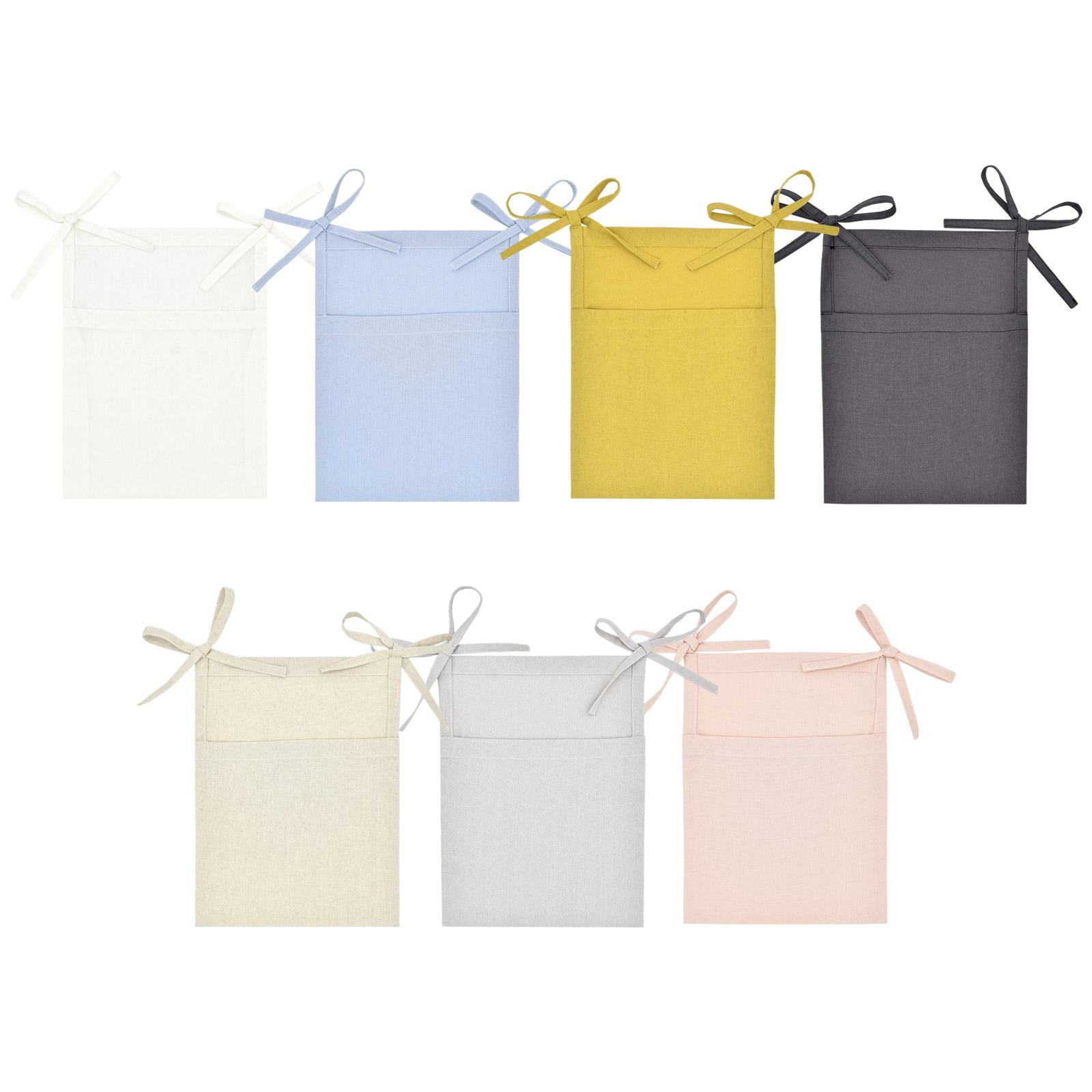 Baby Crib Cot Hanging Storage Bag Diaper Storage Toy Diaper Bag Wood