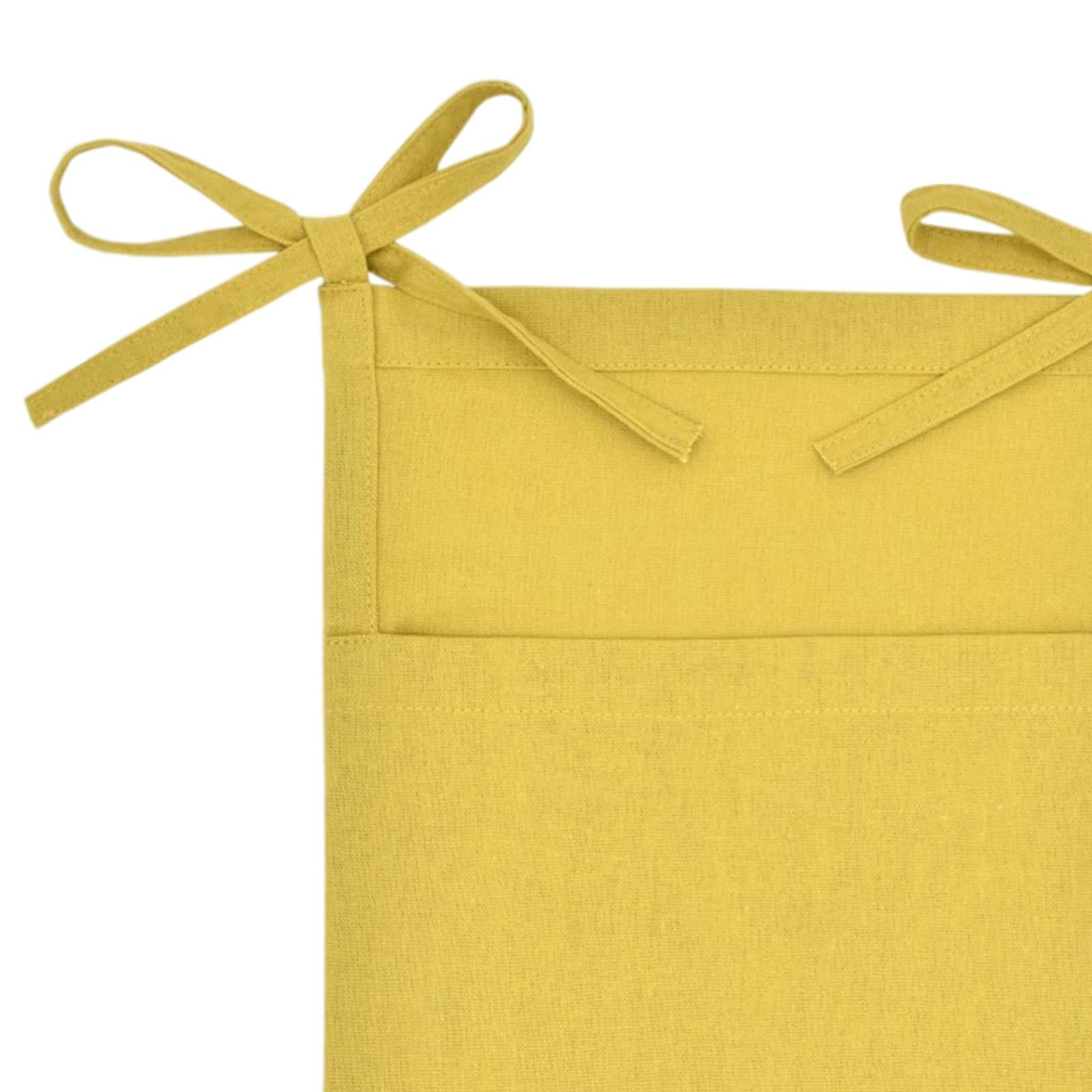 Baby Crib Cot Hanging Storage Bag Diaper Storage Toy Diaper Bag Yellow