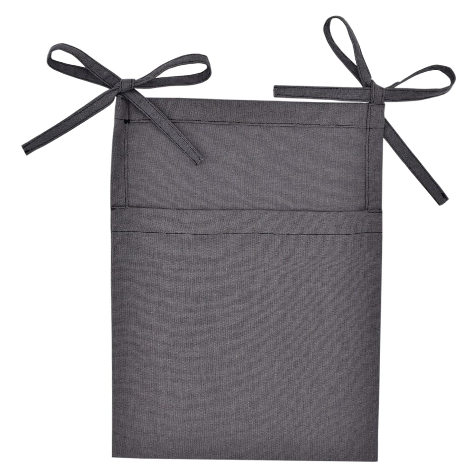 Baby Crib Cot Hanging Storage Bag Diaper Storage Toy Diaper Bag Dark Gray