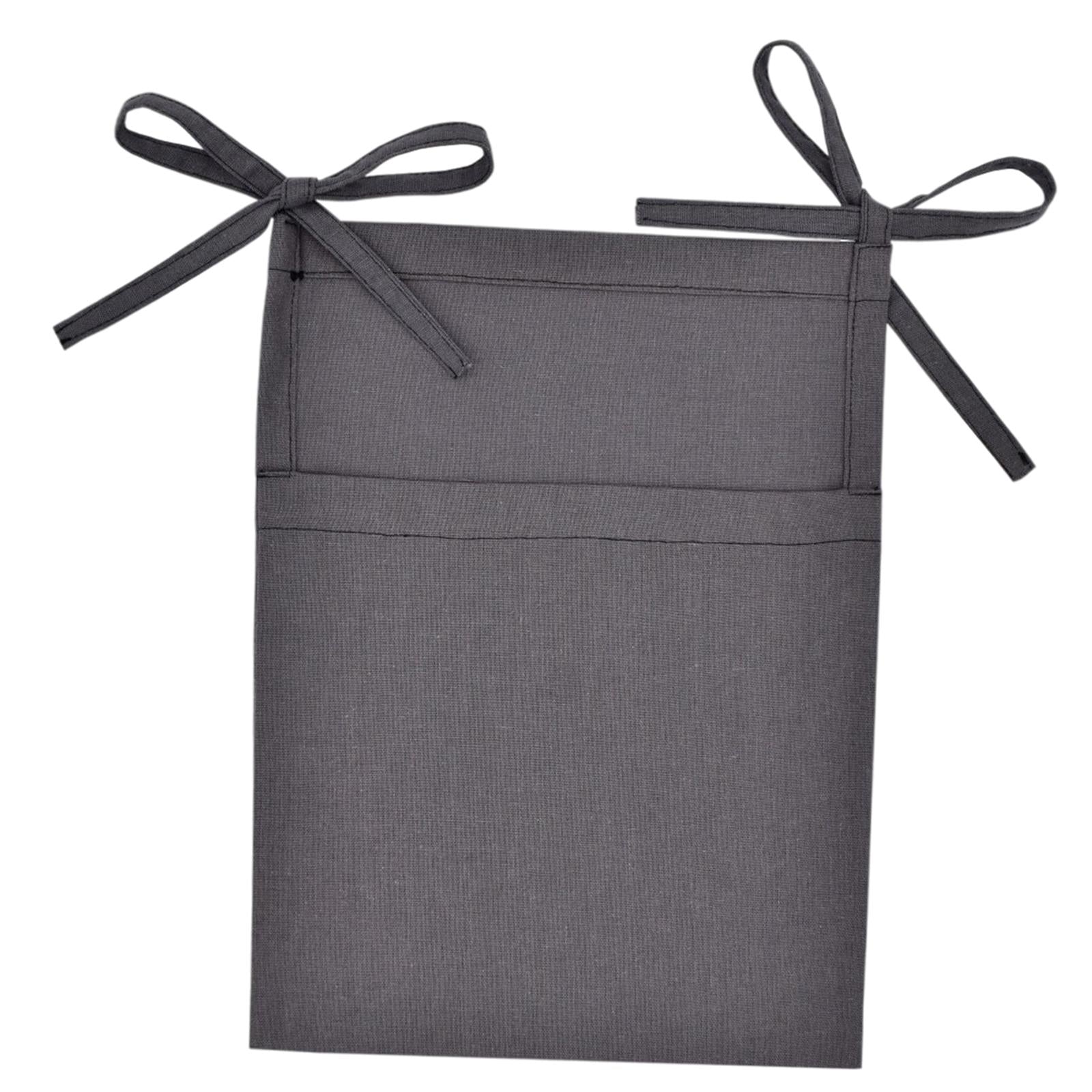 Baby Crib Cot Hanging Storage Bag Diaper Storage Toy Diaper Bag Dark Gray