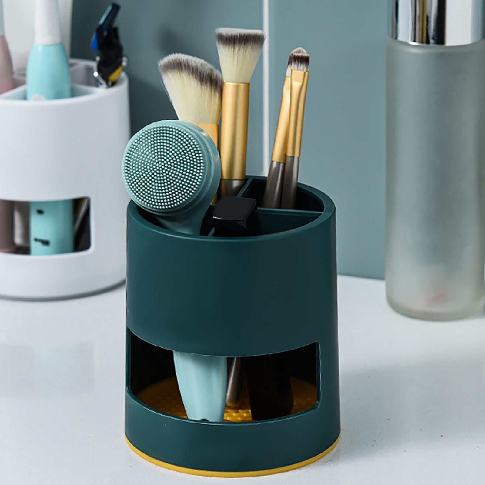 2xToothbrush Holder Detachable Multifunctional for Kitchen Utensils Countertop Green