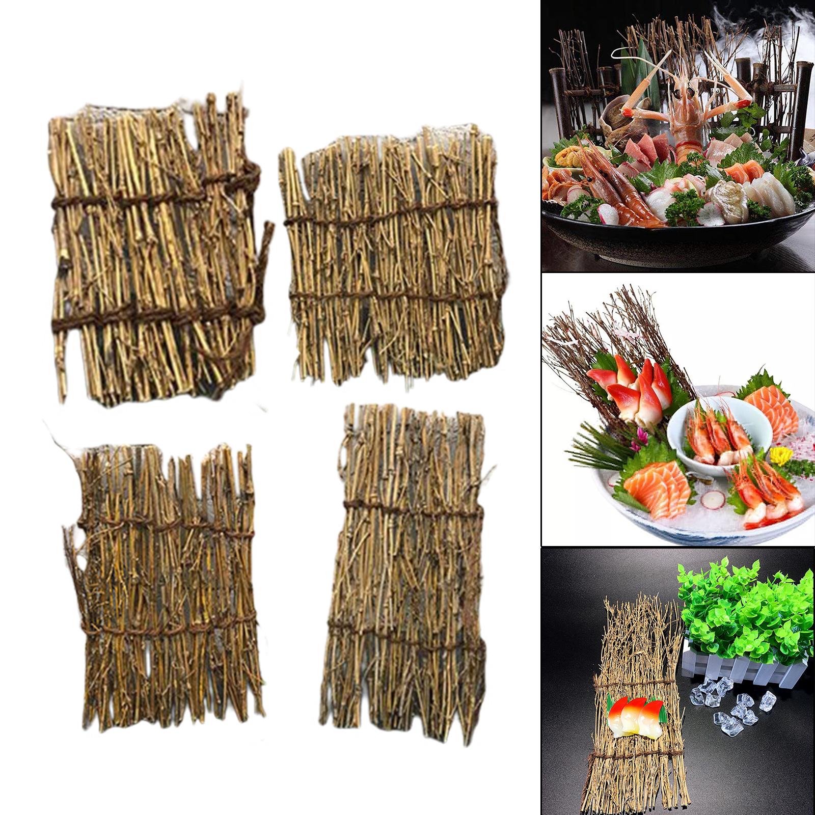 Bamboo Sushi Dish Sushi Tool Decorations for Japanese Sushi 11x6cm