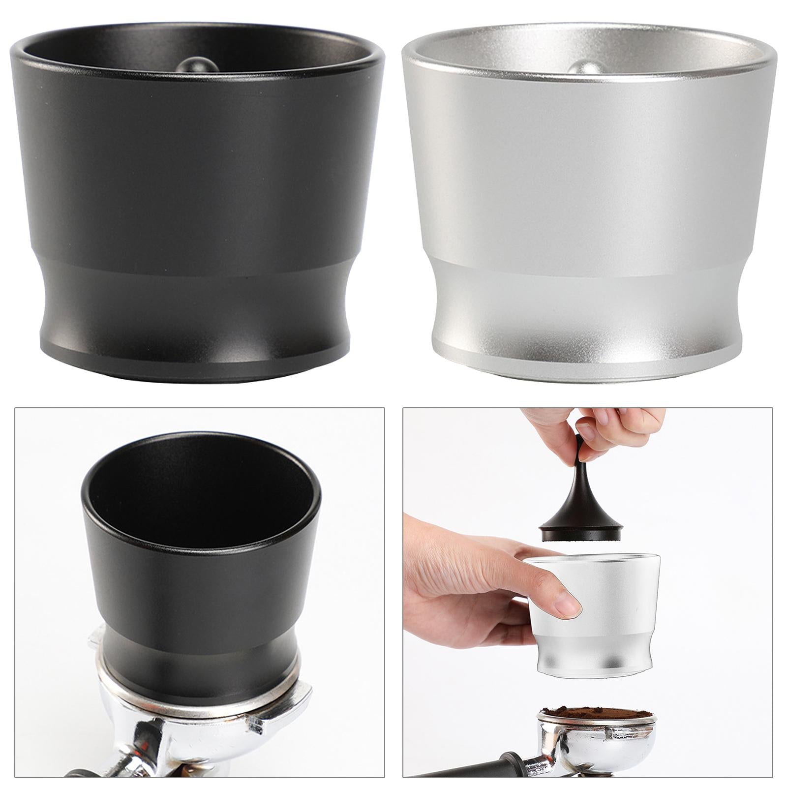 Aluminum Alloy Coffee Dosing Rings for 51/58mm Coffee Tamper Barista Tool Black