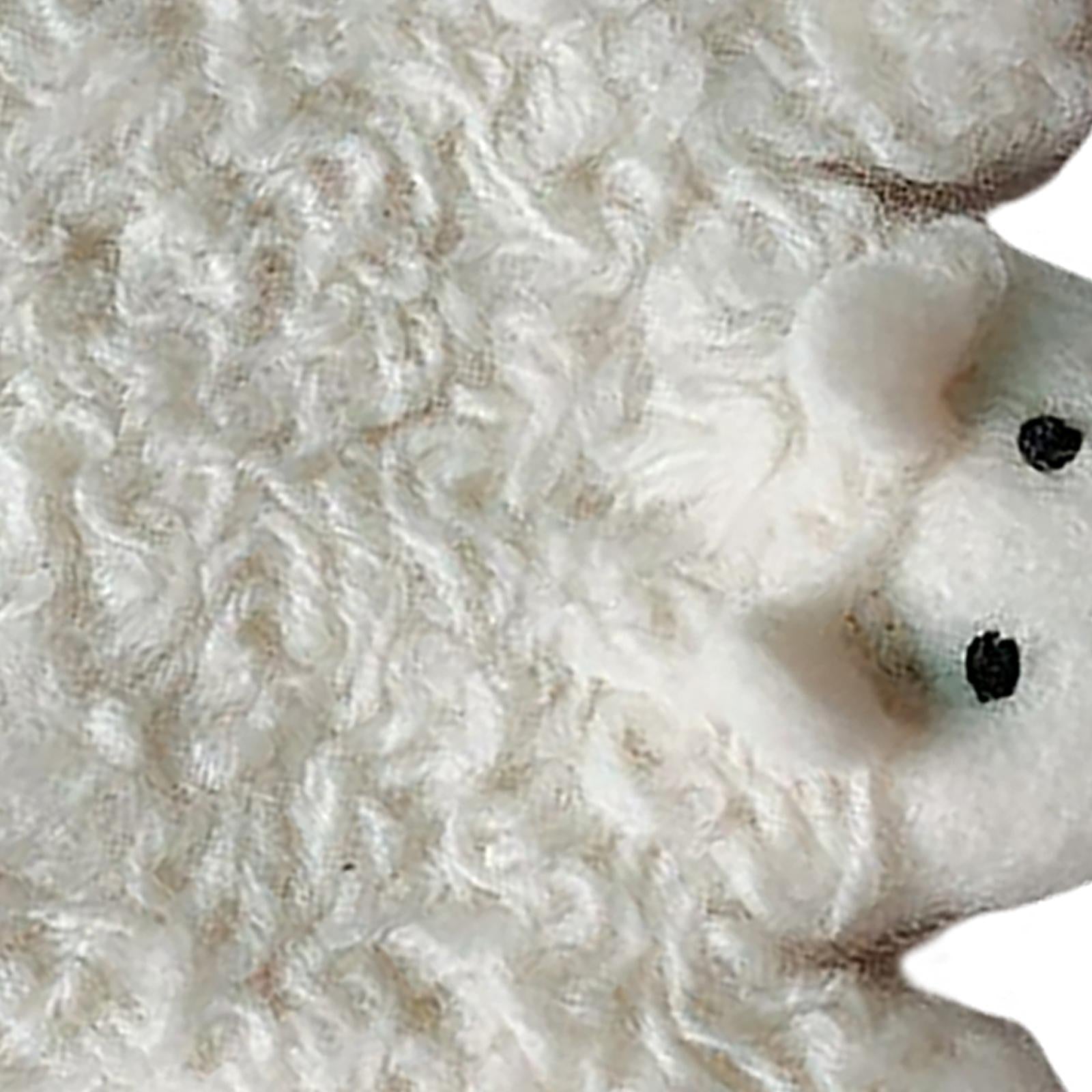 Animal Wool Felt Placemat Non-Slip Cup Coaster for Party Restaurant Kitchen Sheep