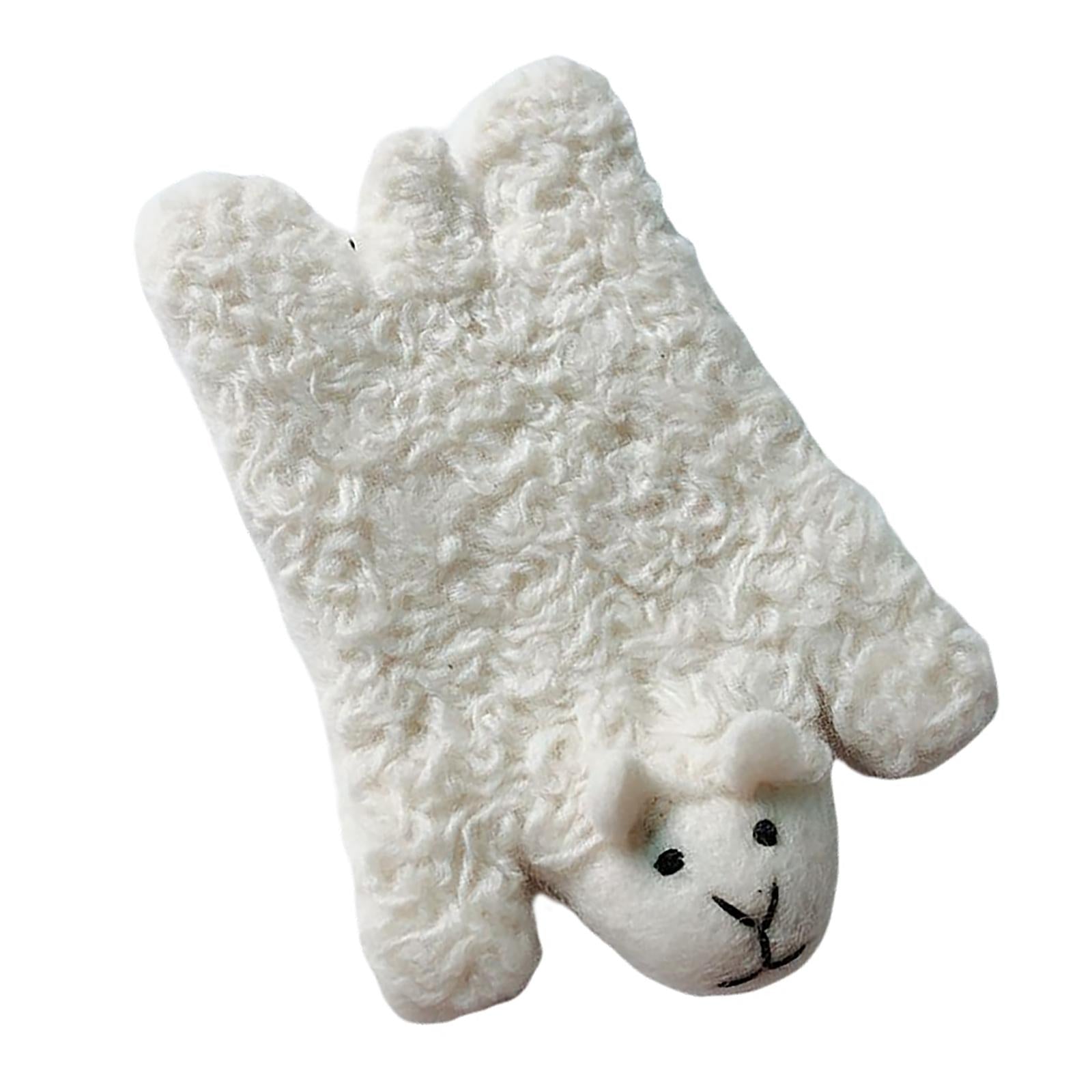 Animal Wool Felt Placemat Non-Slip Cup Coaster for Party Restaurant Kitchen Sheep