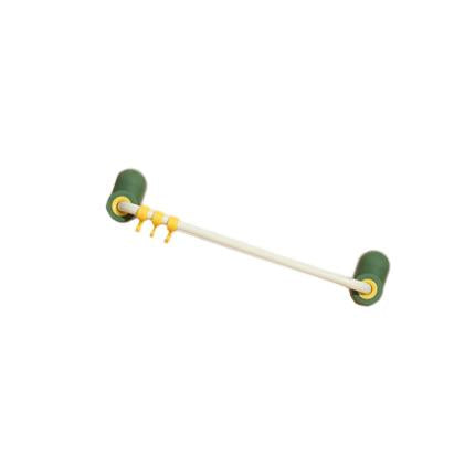 Adhesive Wall Mounted Towel Rack Rust Free Wall Hanging for Bathroom Toilet green