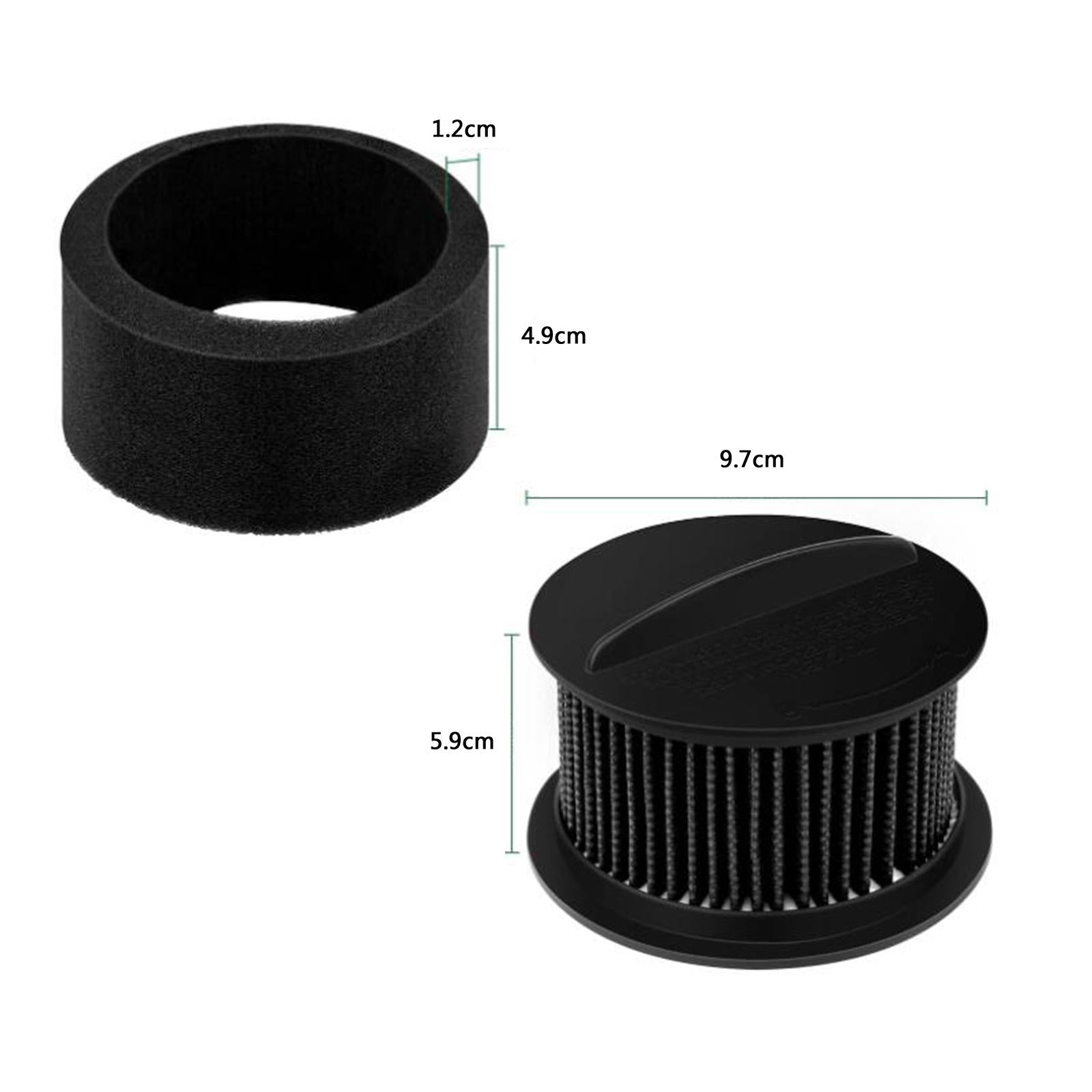 2Pcs Vacuum Filter Replacements for Bissell 68C7Y 1240,12401,1240R