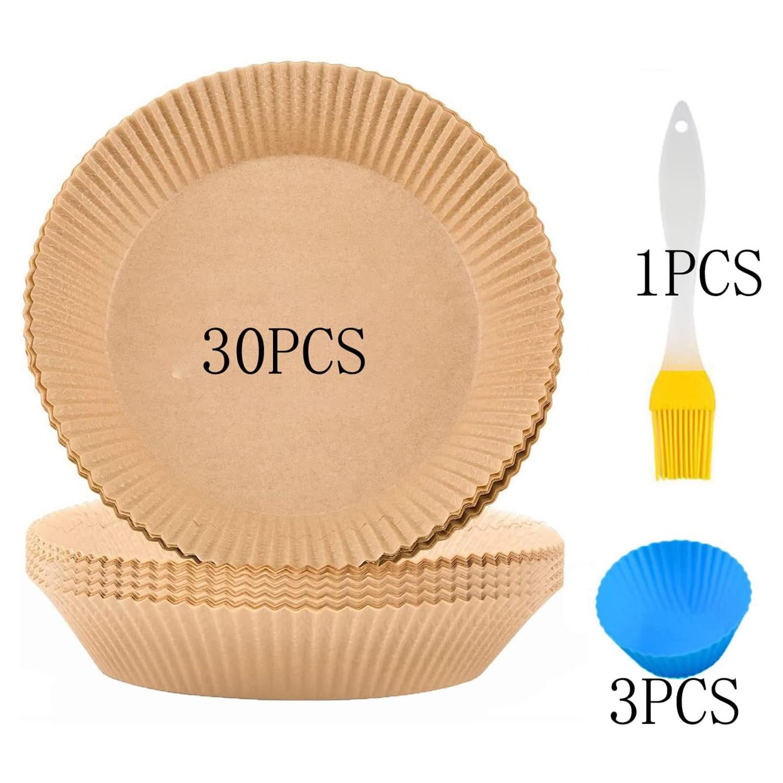 Disposable Paper Liner Non-Stick Air Fryer Accessories Household Brown