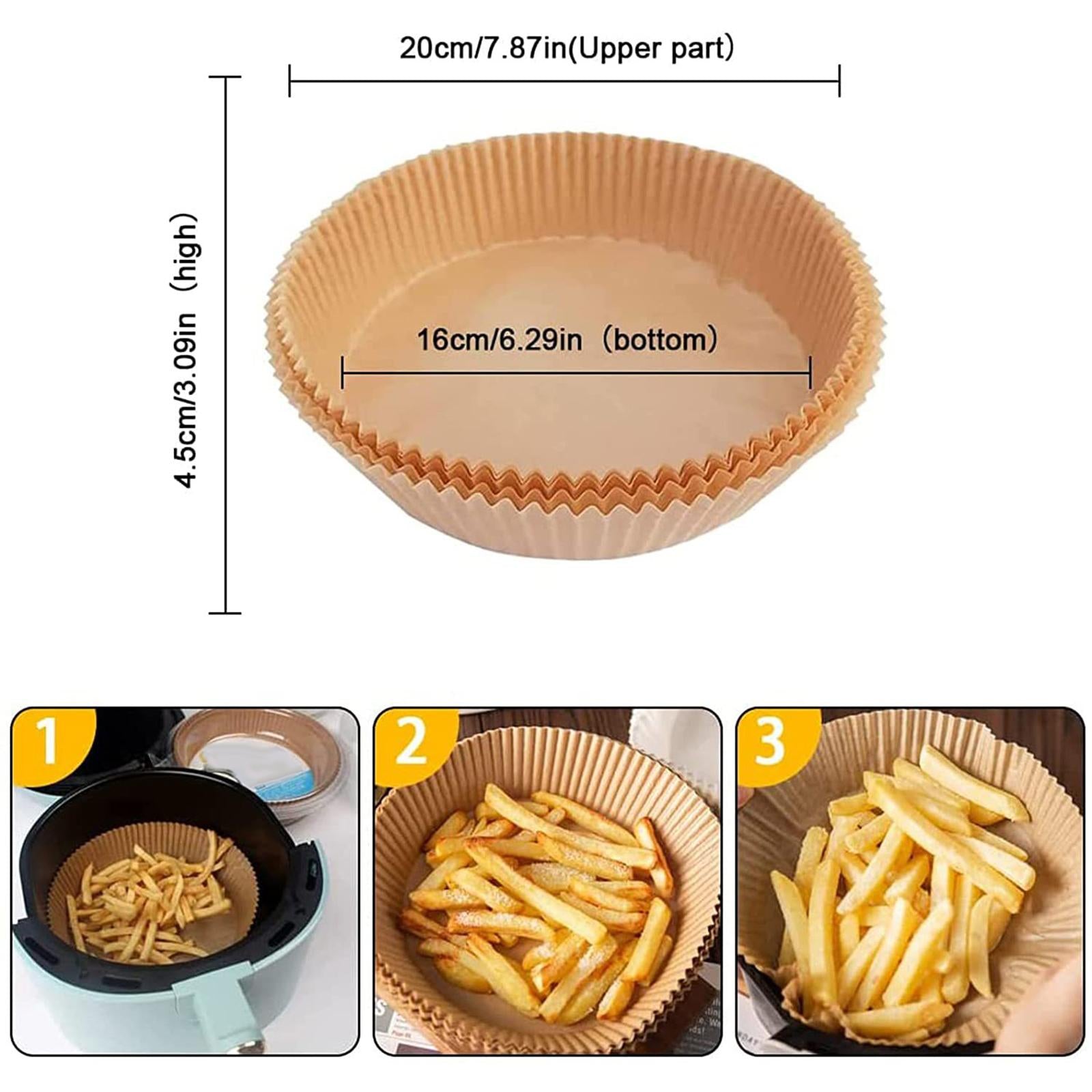 Disposable Paper Liner Non-Stick Air Fryer Accessories Household Brown