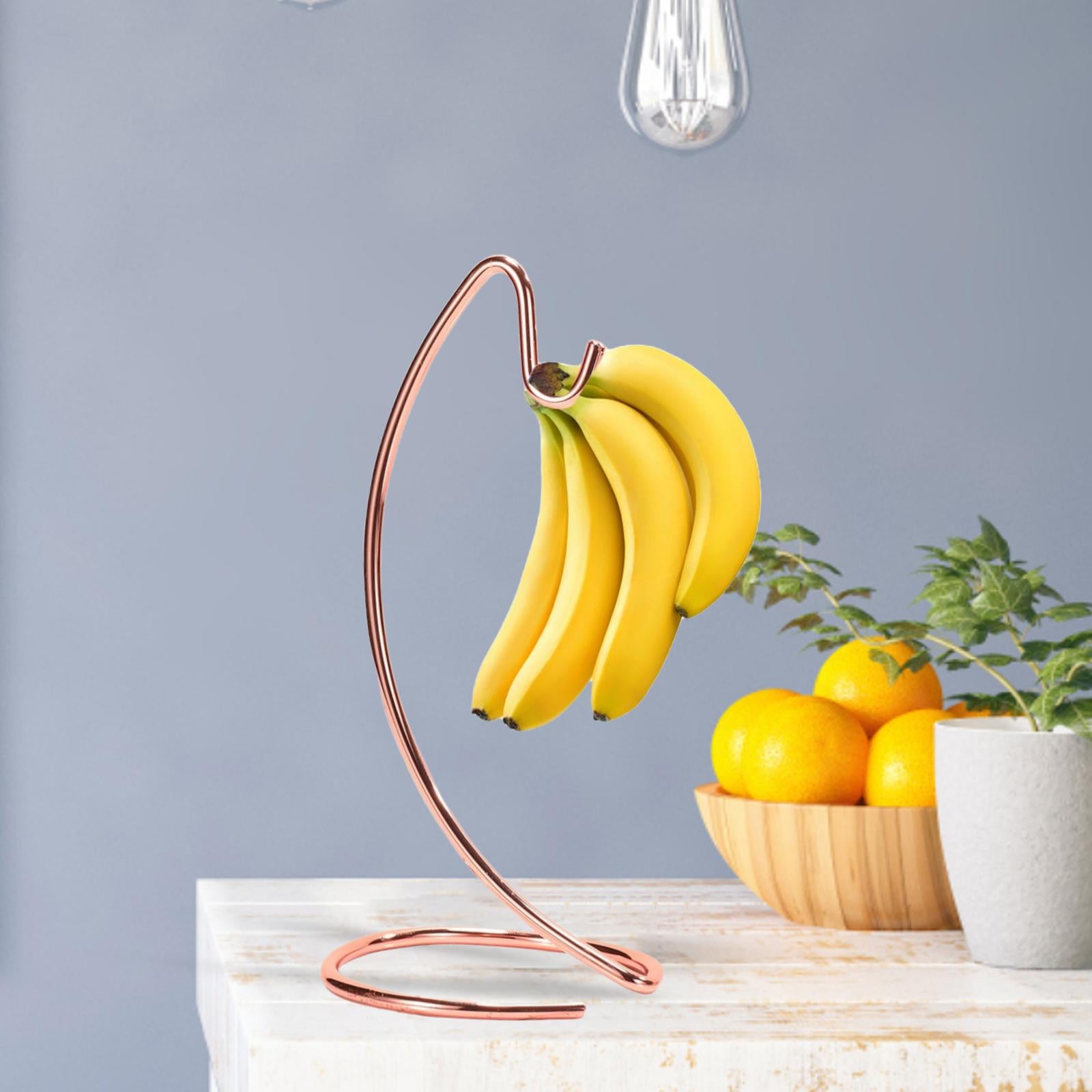 Banana Hanger Jewelry Earphones Masks Holder Space Saving for Home Decor gold plated