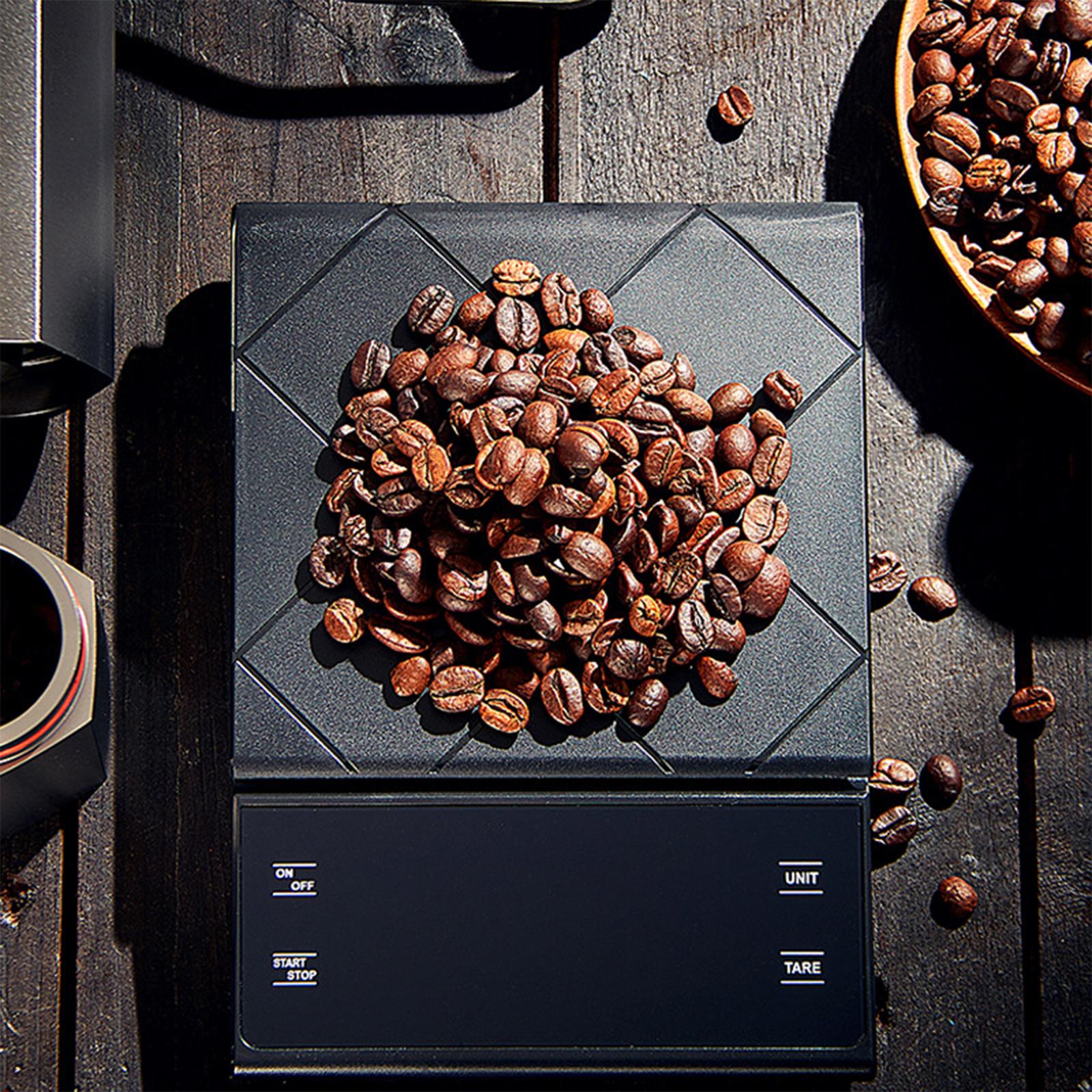 Coffee Scale Weight Balance Scale for Pour Over and Drip Coffee Black