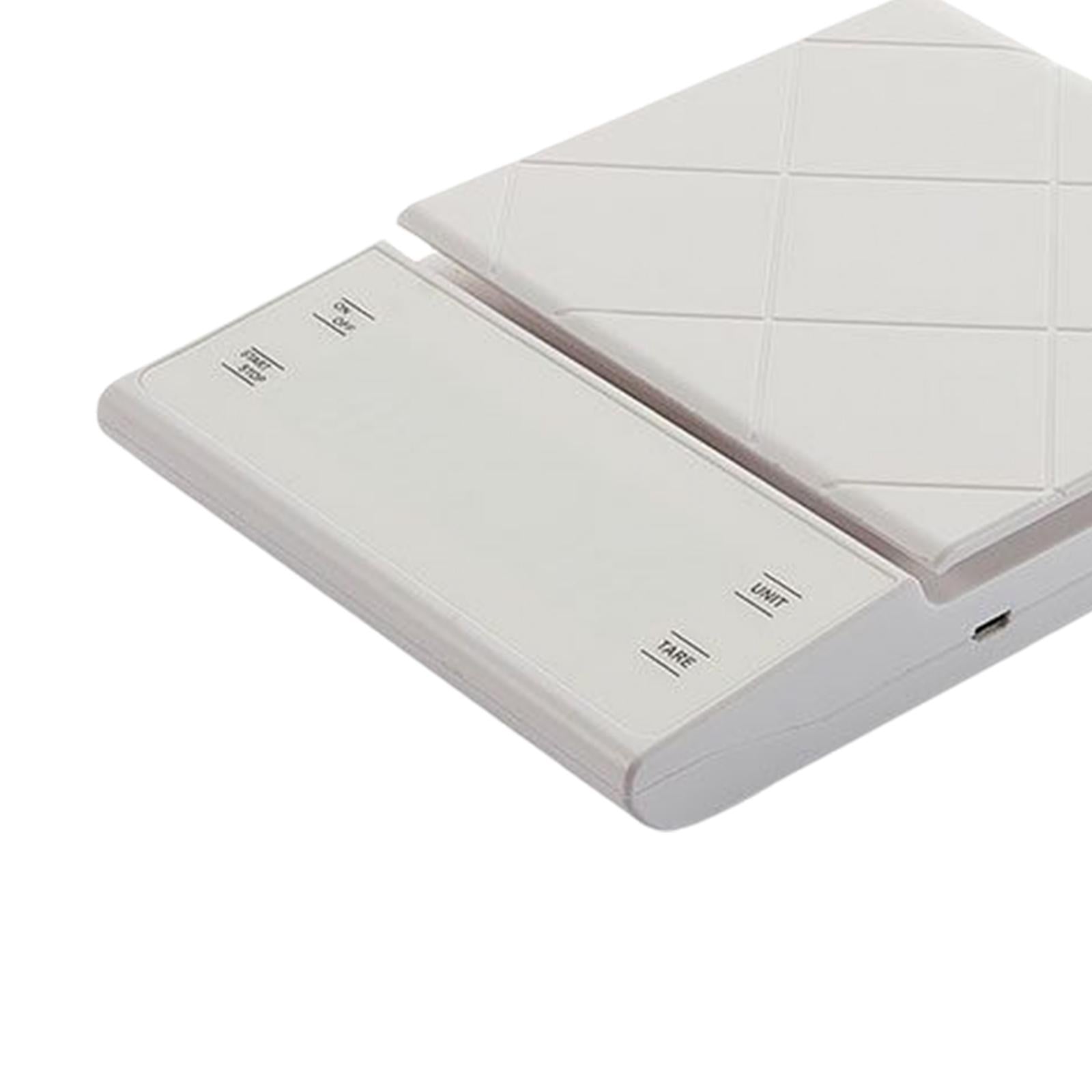 Coffee Scale Weight Balance Scale for Pour Over and Drip Coffee White