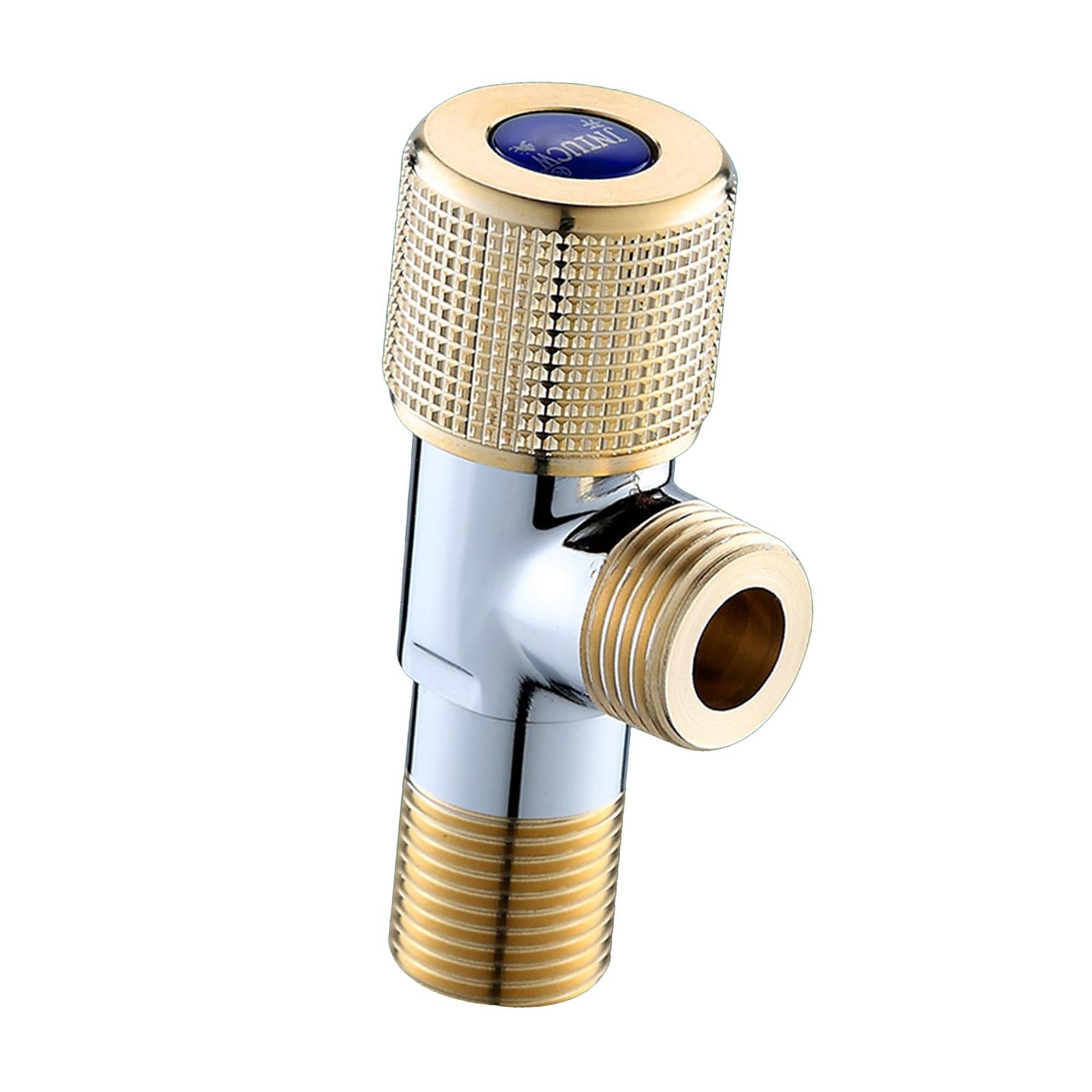 Angle Valve Anti-Rust Leak-Proof Pipe Fittings for Toilet Supply Bathroom blue