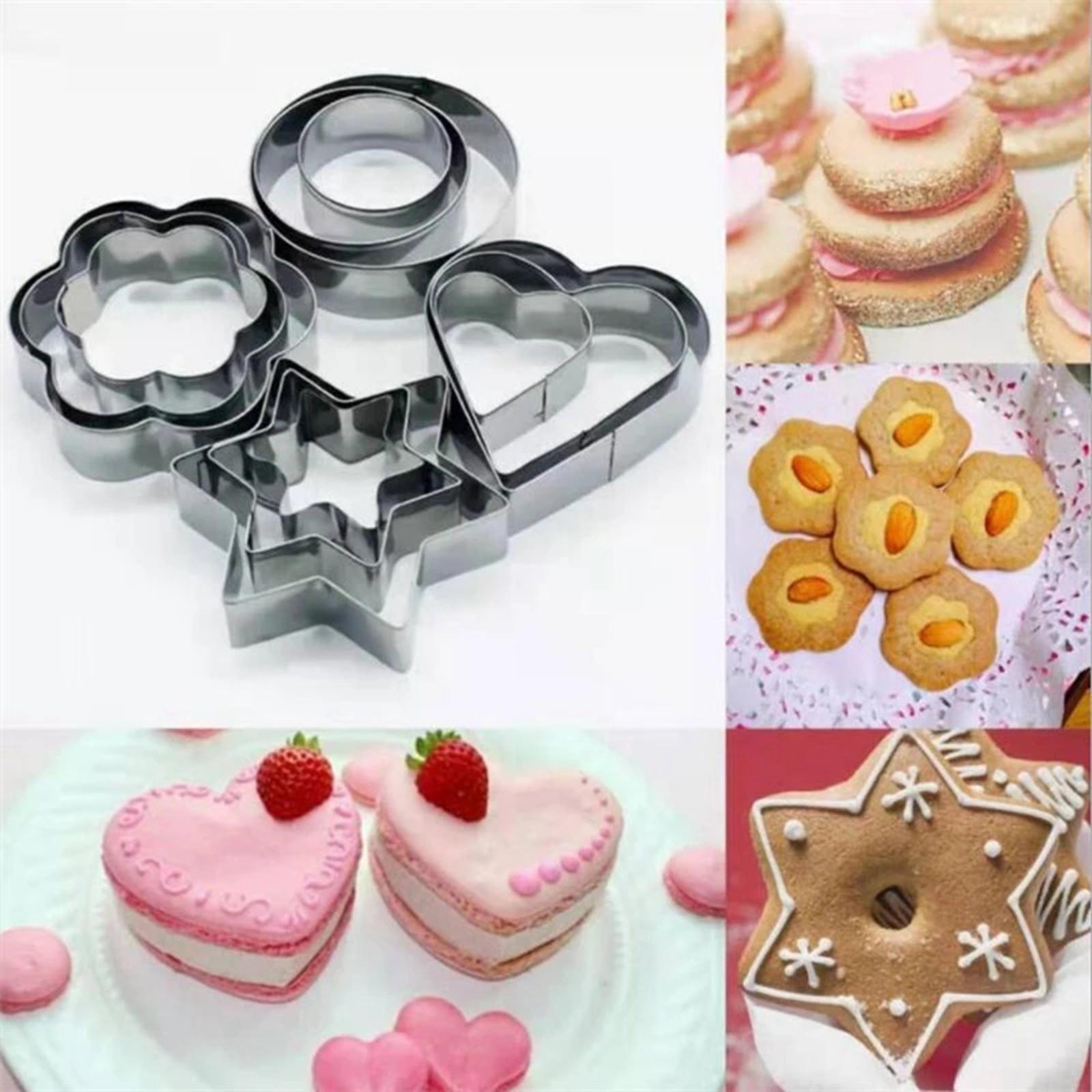 24Pcs Cookie Cutter Clay Cutter DIY Baking Tools for Kitchen Holiday Party