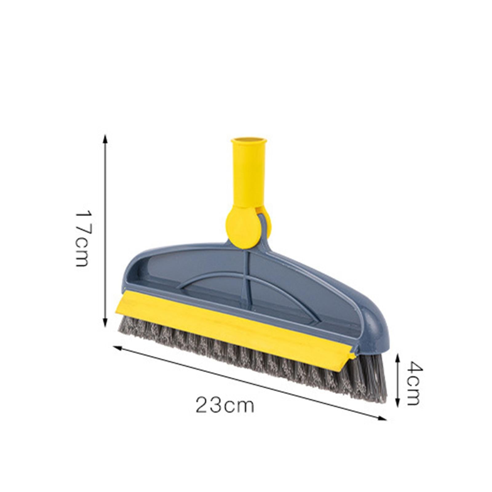 2 in 1 Floor Scrub Brush Deep Cleaning Scrub Tile Brush Dark Blue 92cm